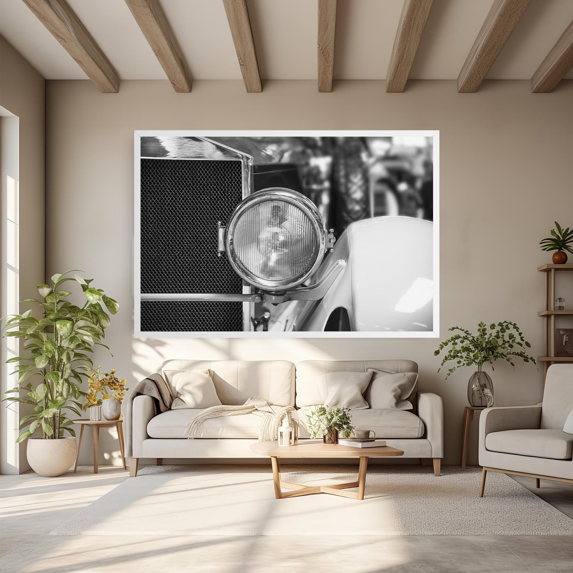 Tablou Canvas Closeup Grey Car mockup 6