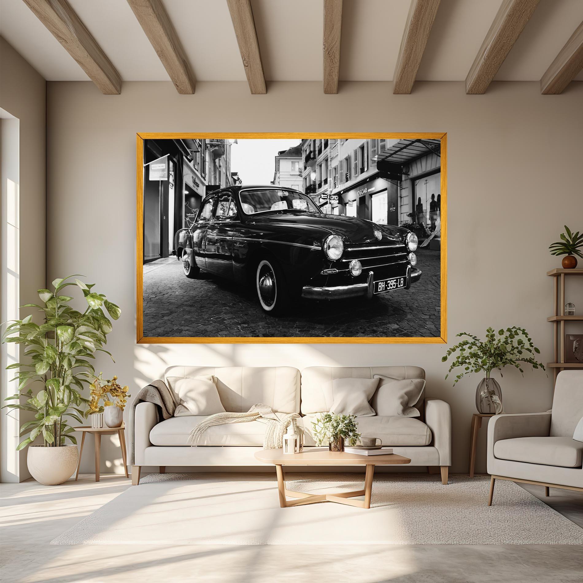 Tablou Canvas Pretty Black Car mockup 6