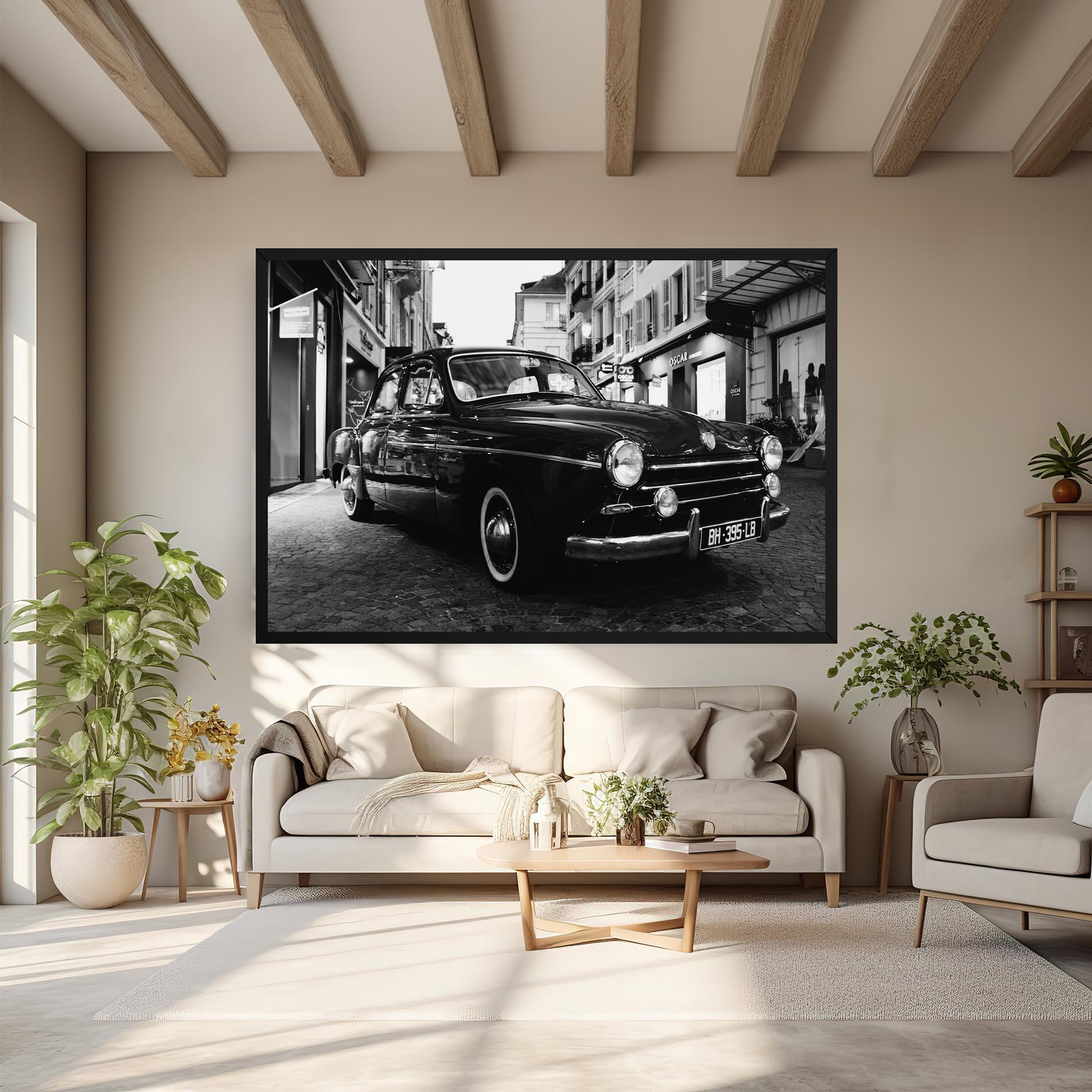 Tablou Canvas Pretty Black Car mockup 6