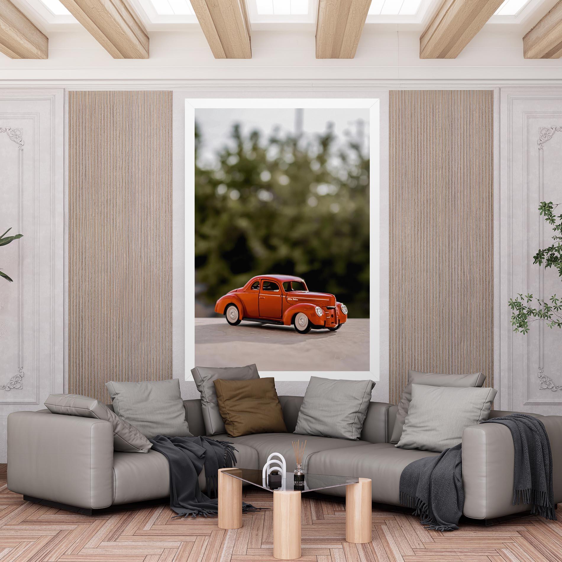 Tablou Canvas Vintage Orange Toy mockup 6