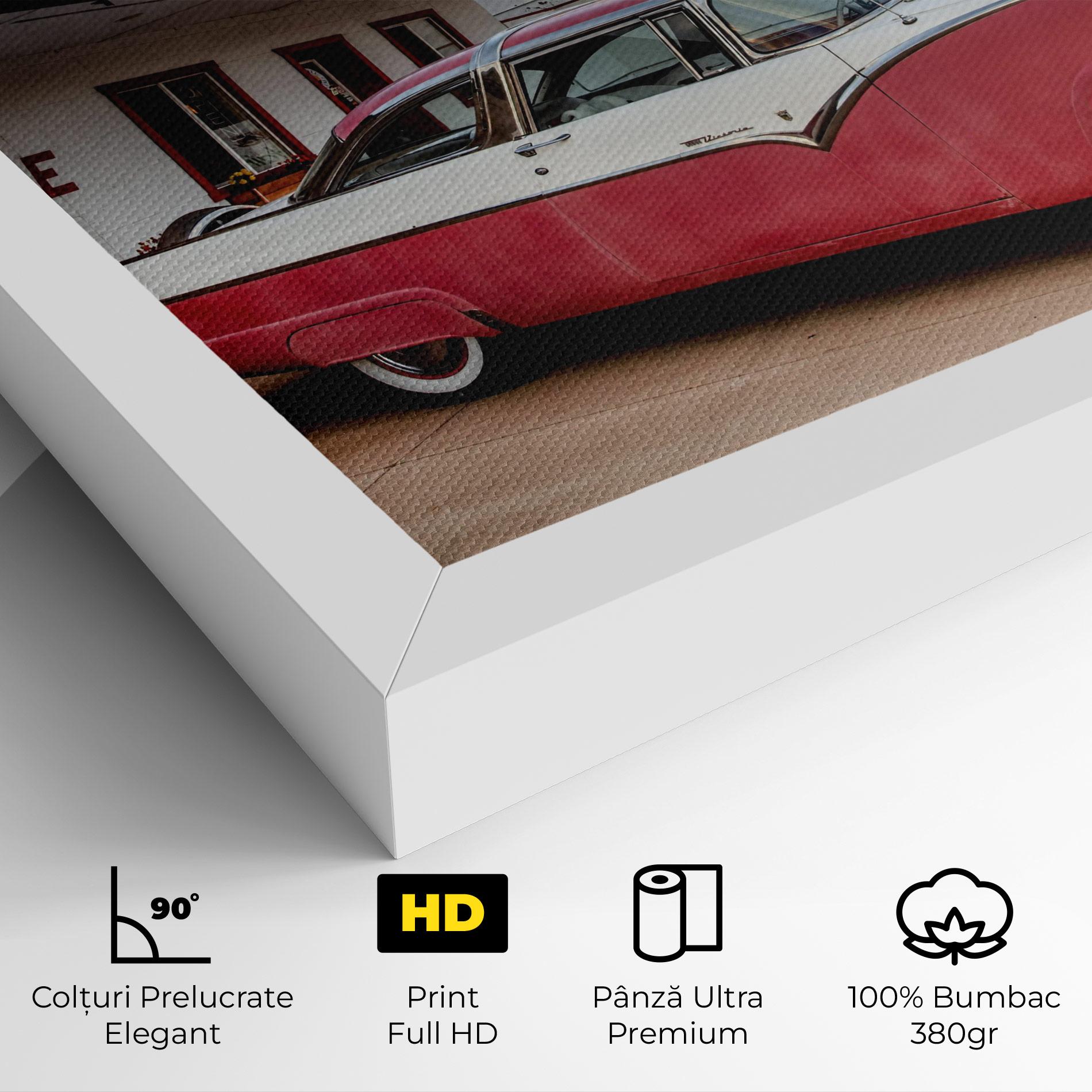 Tablou Canvas Cloud Old Car mockup 4