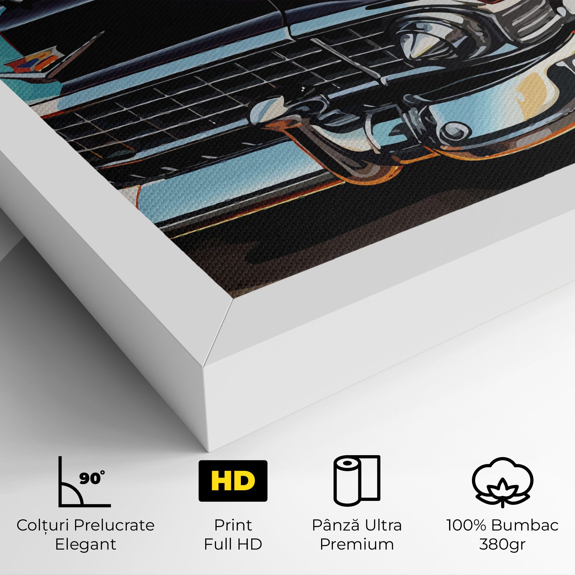 Cool Vintage Car mockup 4