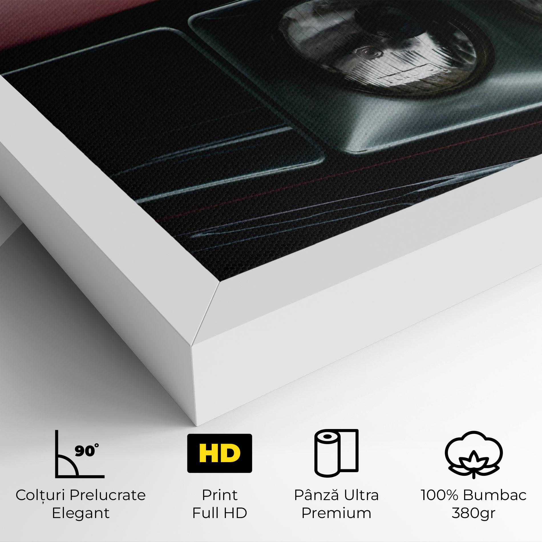 Tablou Canvas Dark Red Car mockup 4