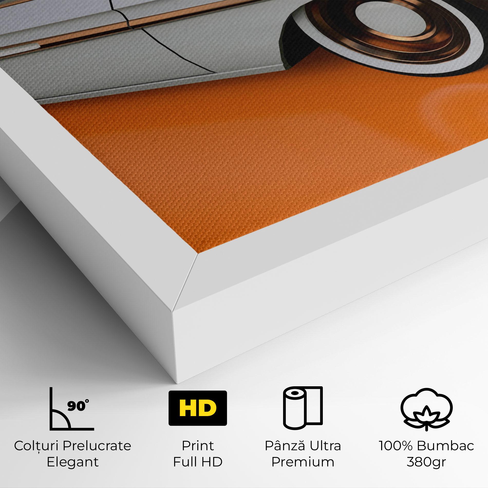 Tablou Canvas Old American Car mockup 4