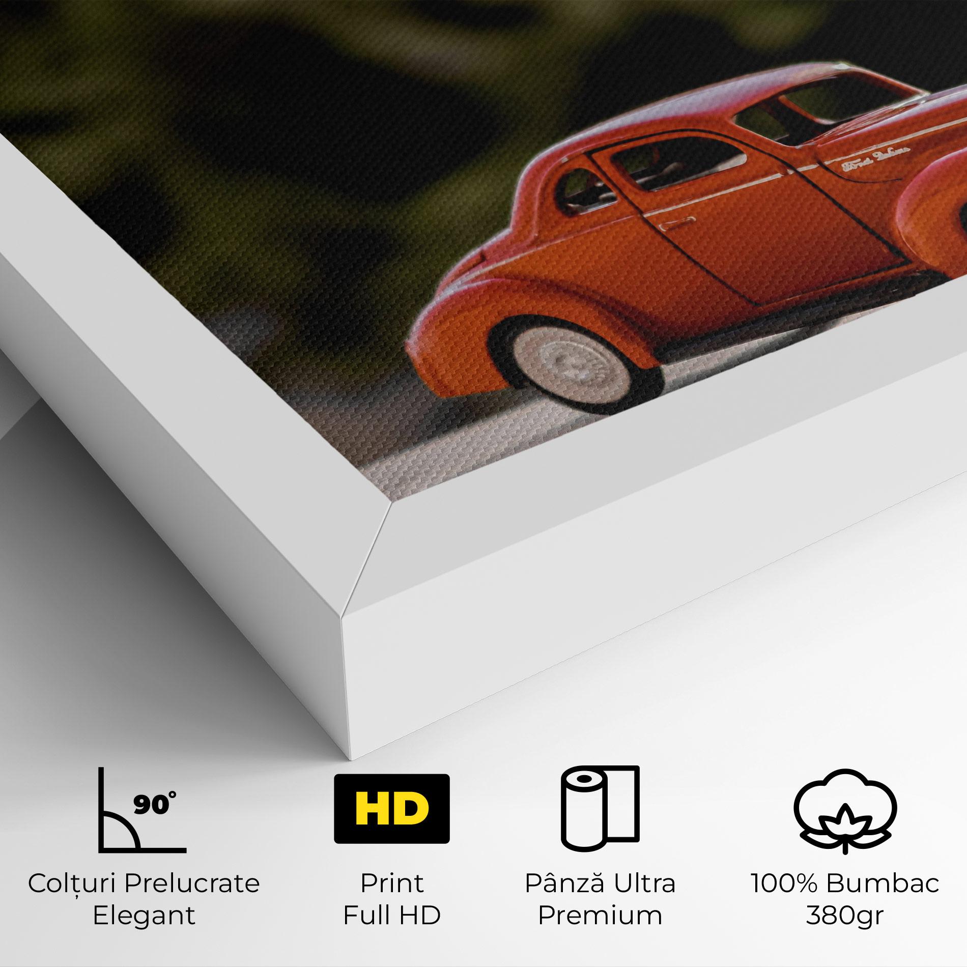 Tablou Canvas Vintage Orange Toy mockup 4
