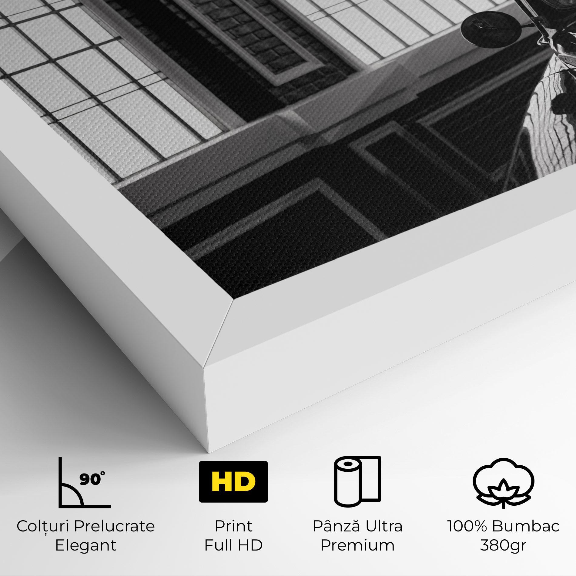 Tablou Canvas Window Old Car mockup 4