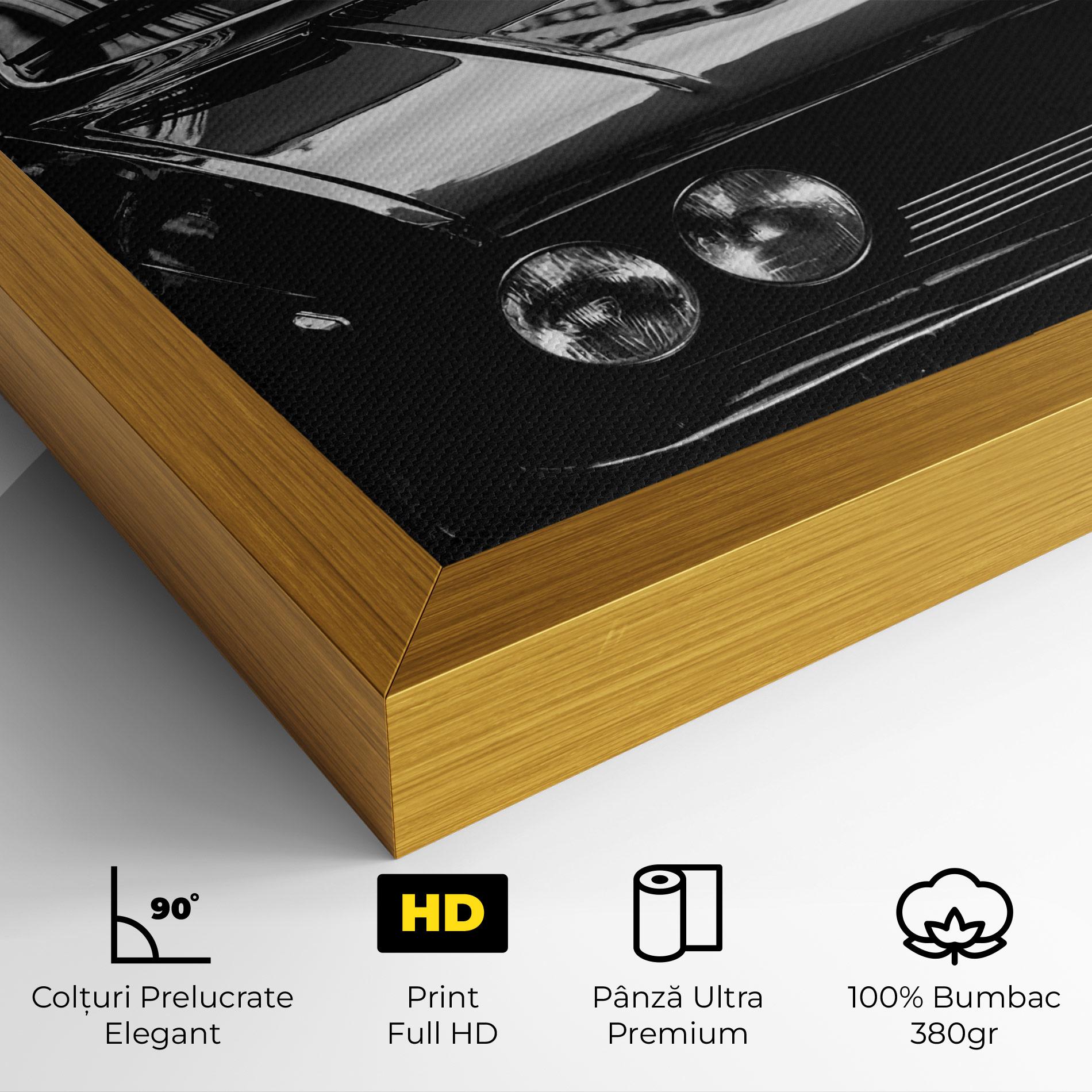 Tablou Canvas Black Shiny Car mockup 4