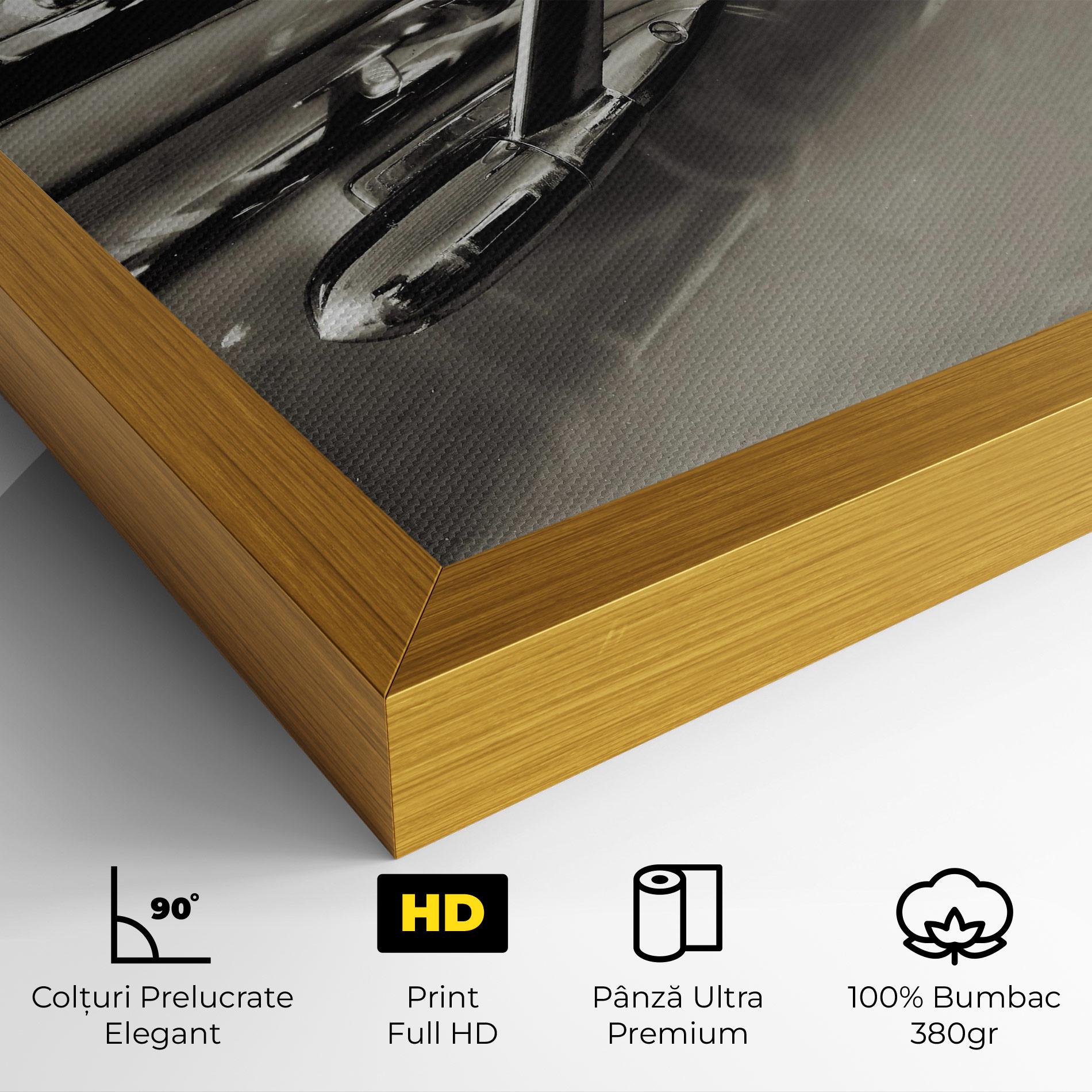 Tablou Canvas Close Up Grey Car mockup 4