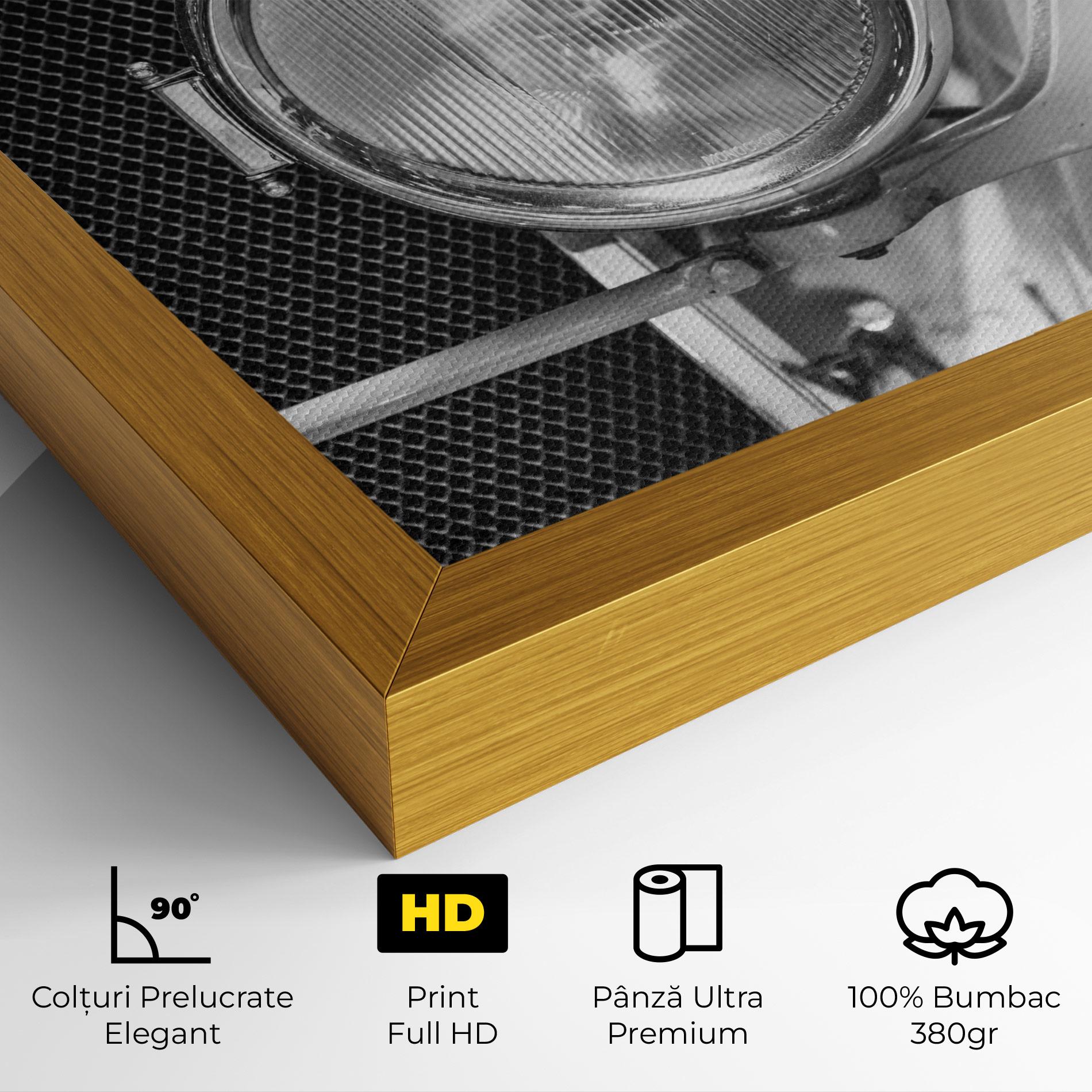 Tablou Canvas Closeup Grey Car mockup 4