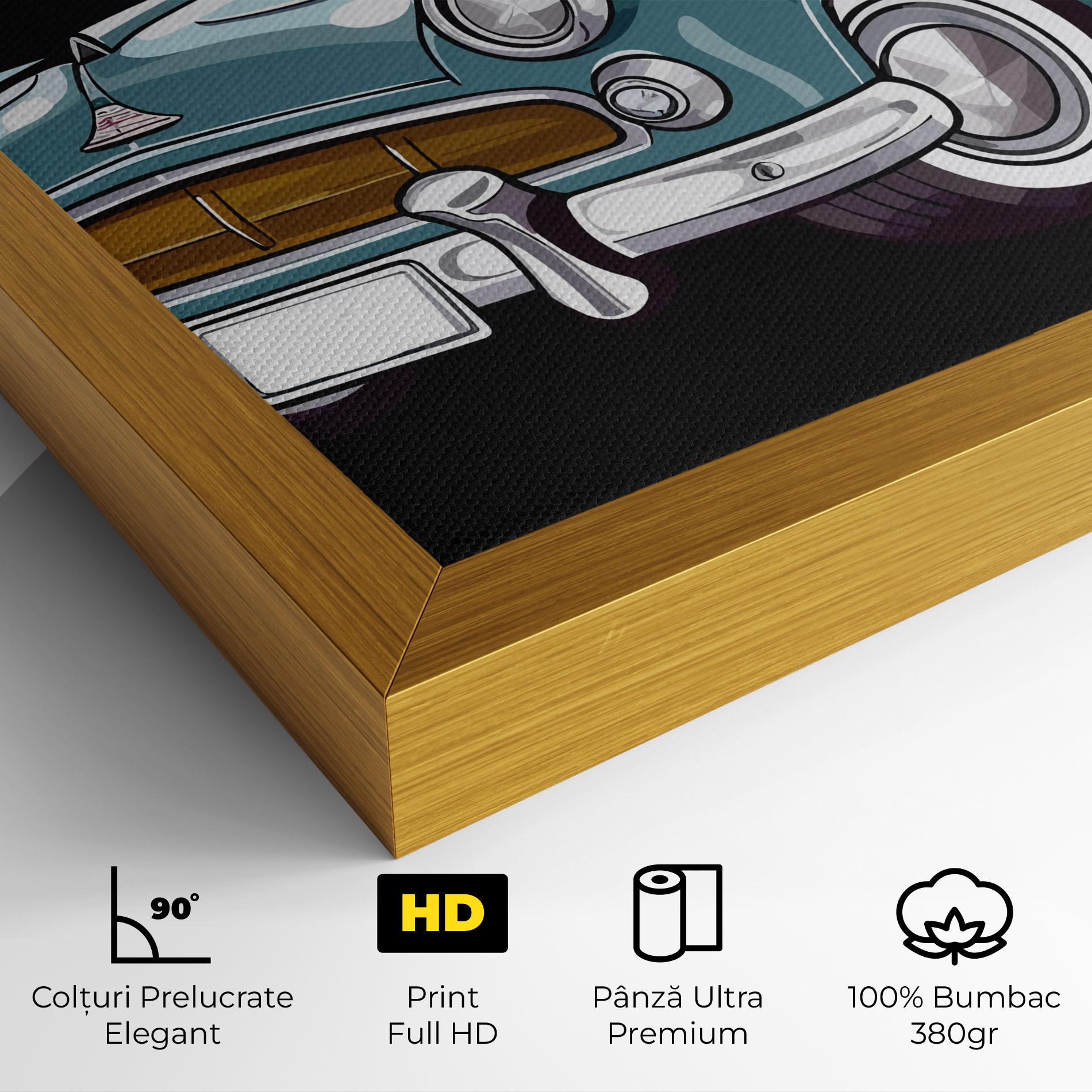 Tablou Canvas Ford Thunderbolt mockup 4