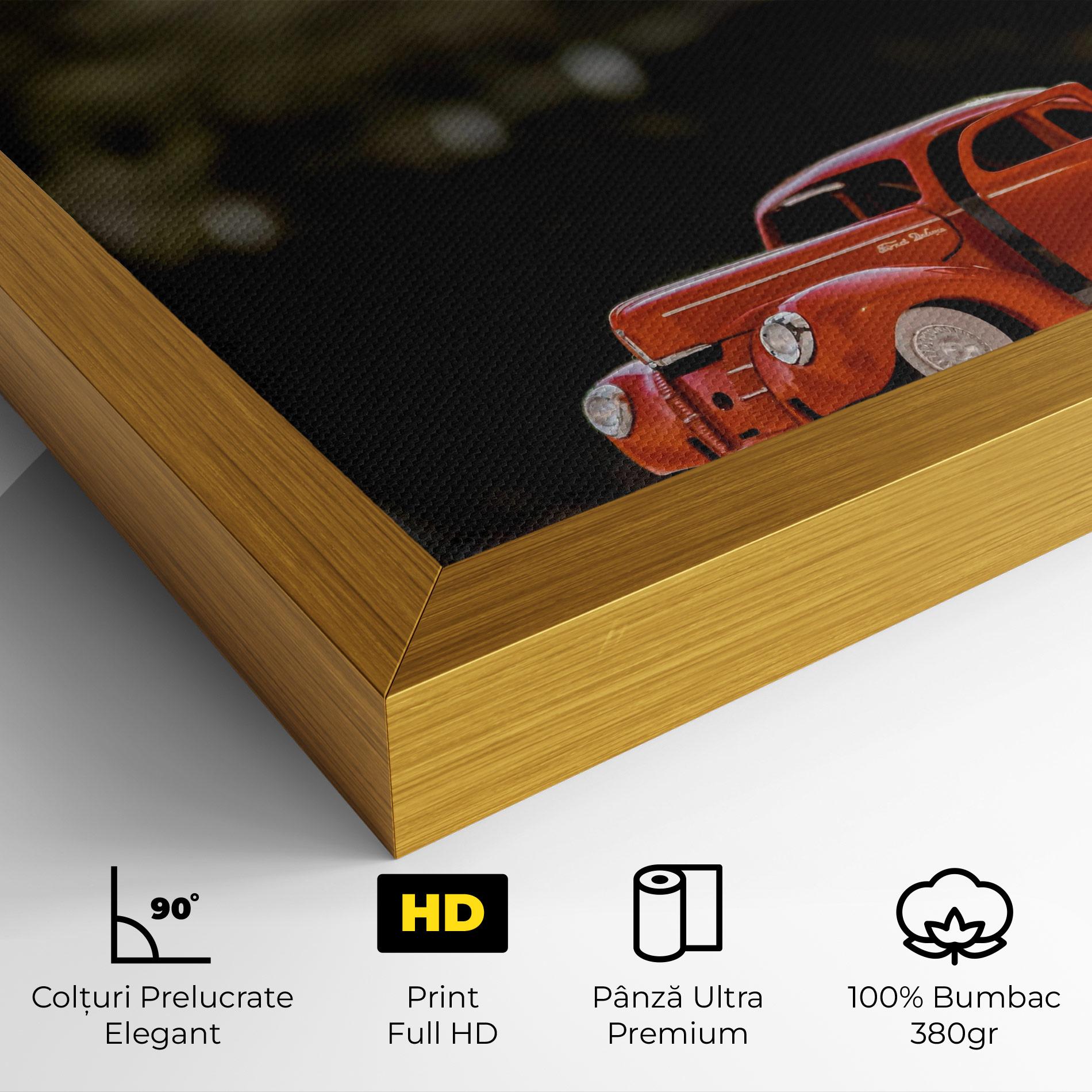 Tablou Canvas Orange Toy Car mockup 4