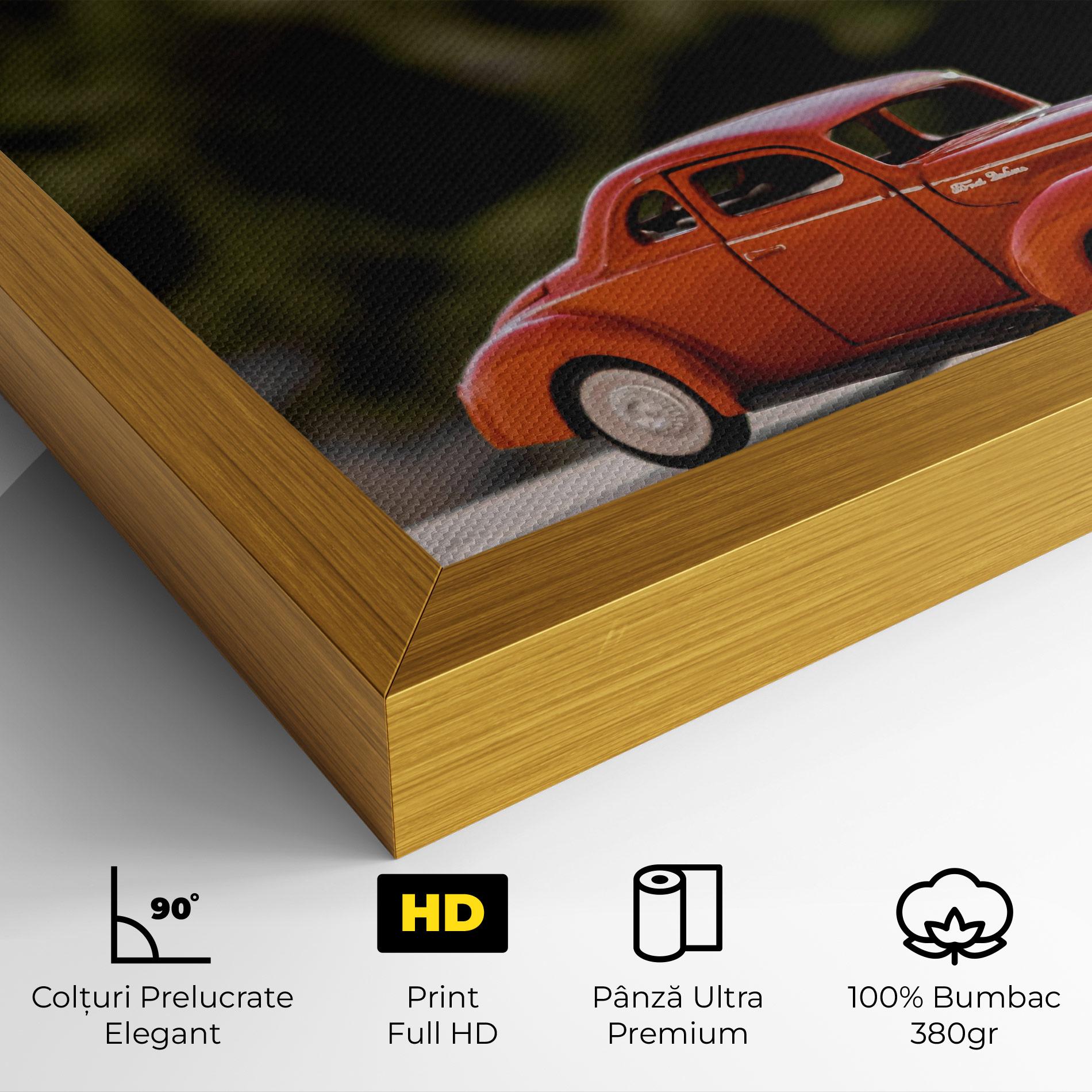 Tablou Canvas Vintage Orange Toy mockup 4