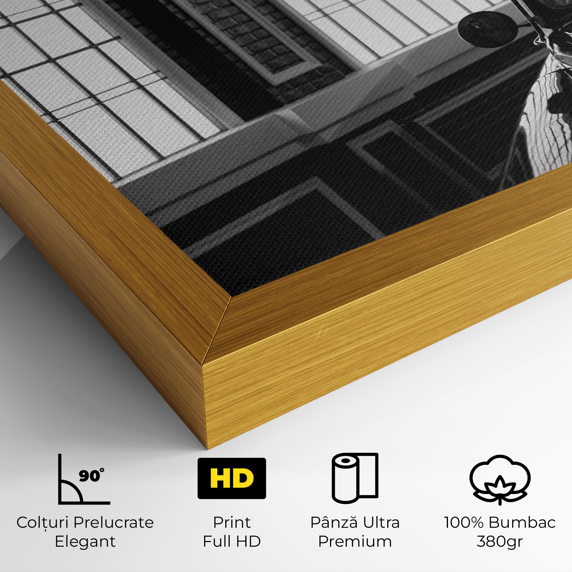 Tablou Canvas Window Old Car mockup 4