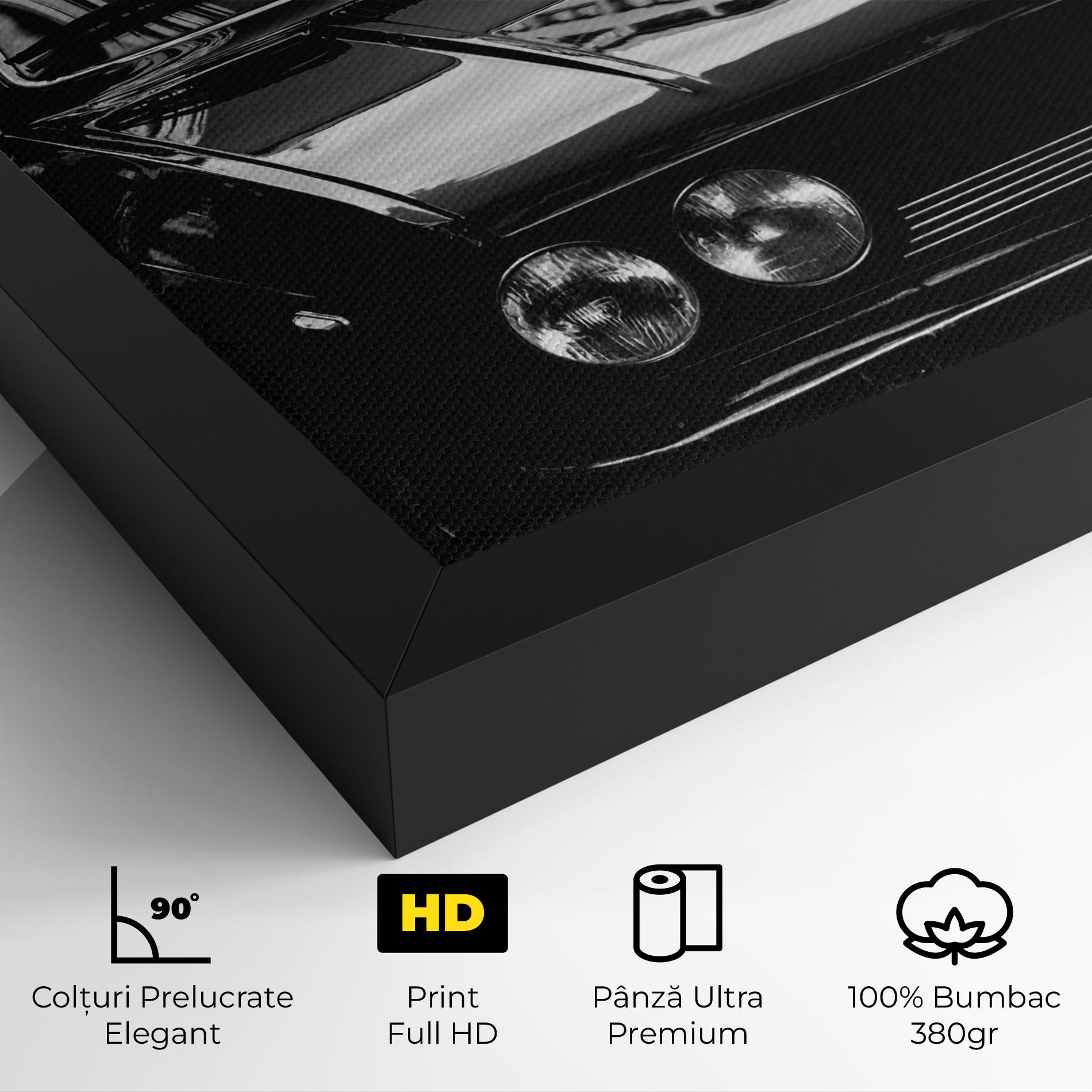 Tablou Canvas Black Shiny Car mockup 4