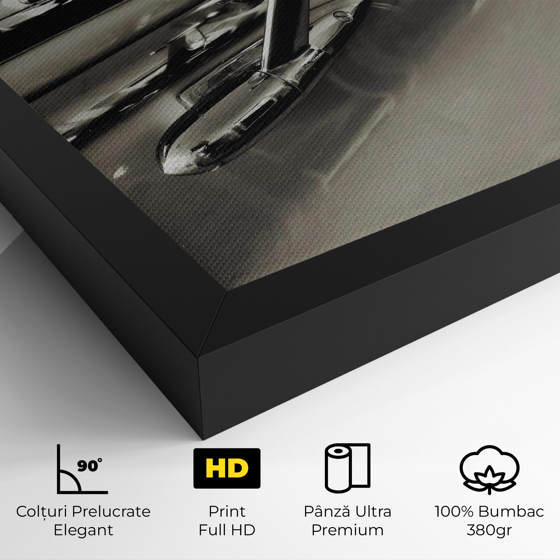 Tablou Canvas Close Up Grey Car mockup 4