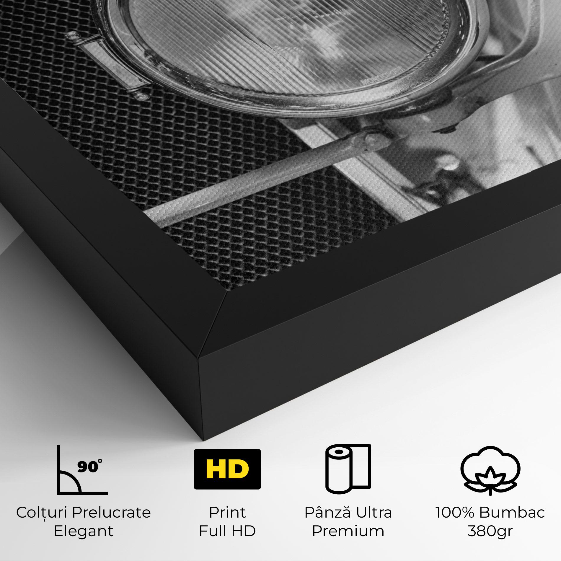 Tablou Canvas Closeup Grey Car mockup 4