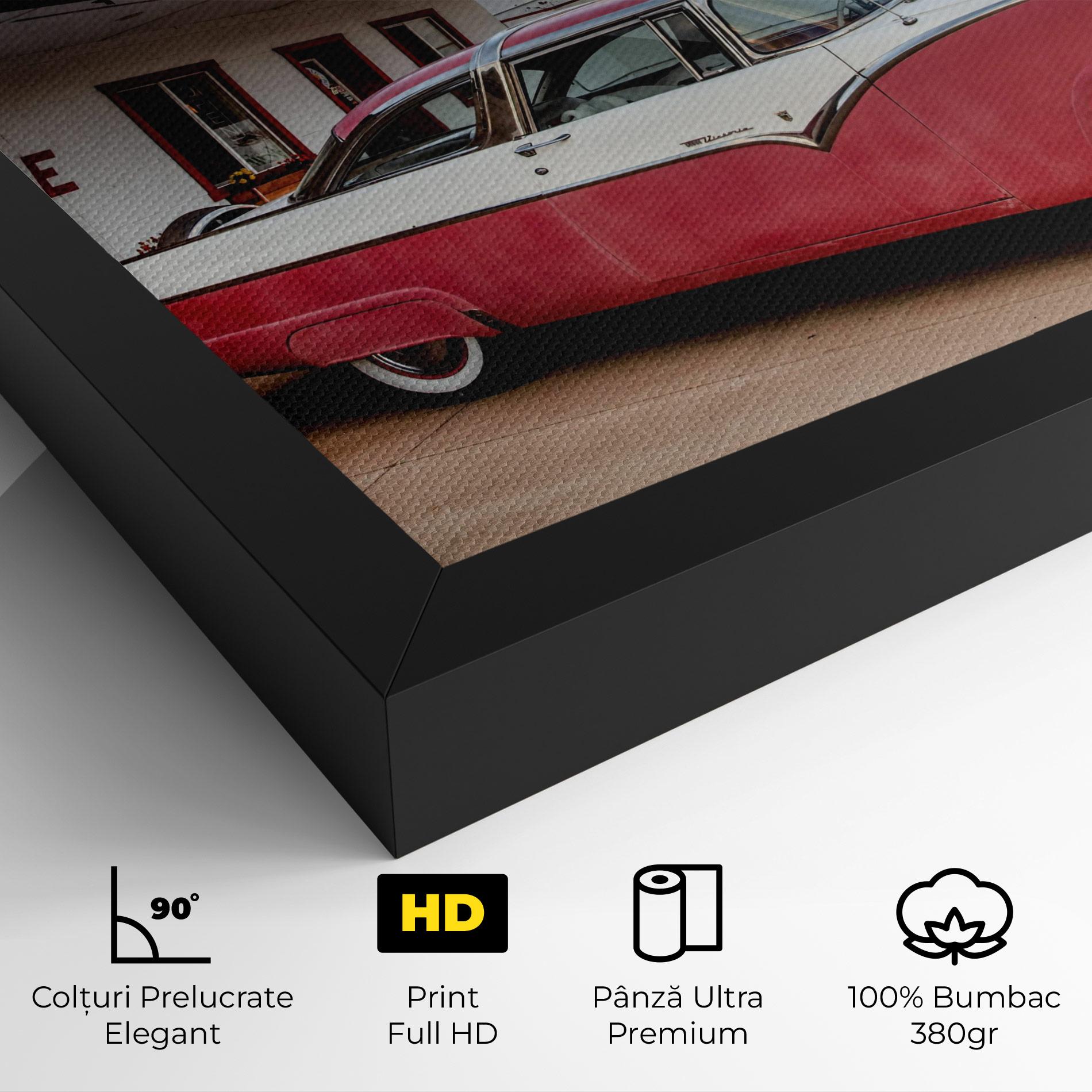 Tablou Canvas Cloud Old Car mockup 4