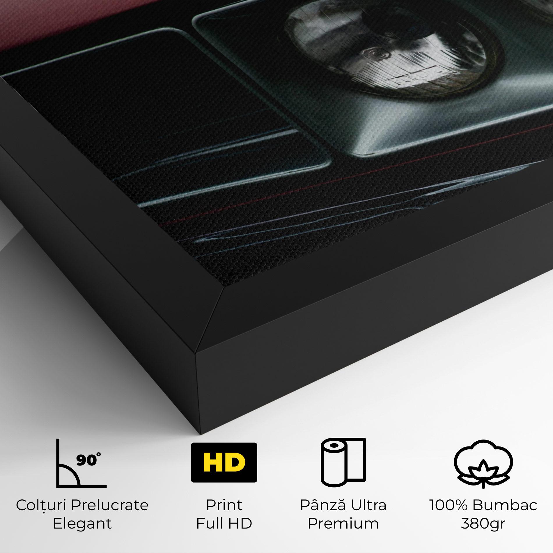 Tablou Canvas Dark Red Car mockup 4