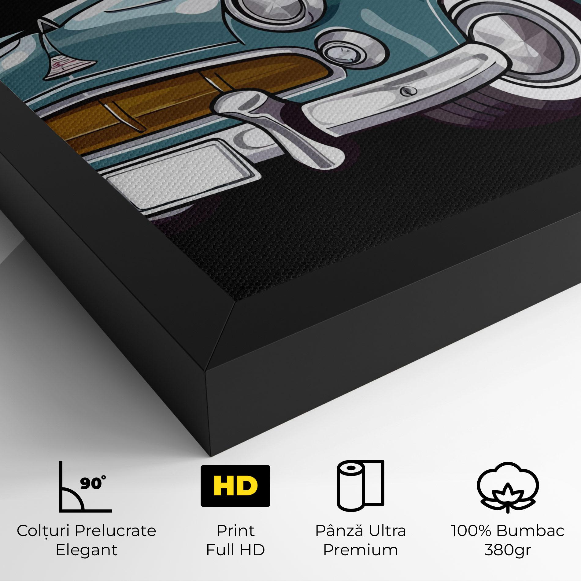 Tablou Canvas Ford Thunderbolt mockup 4