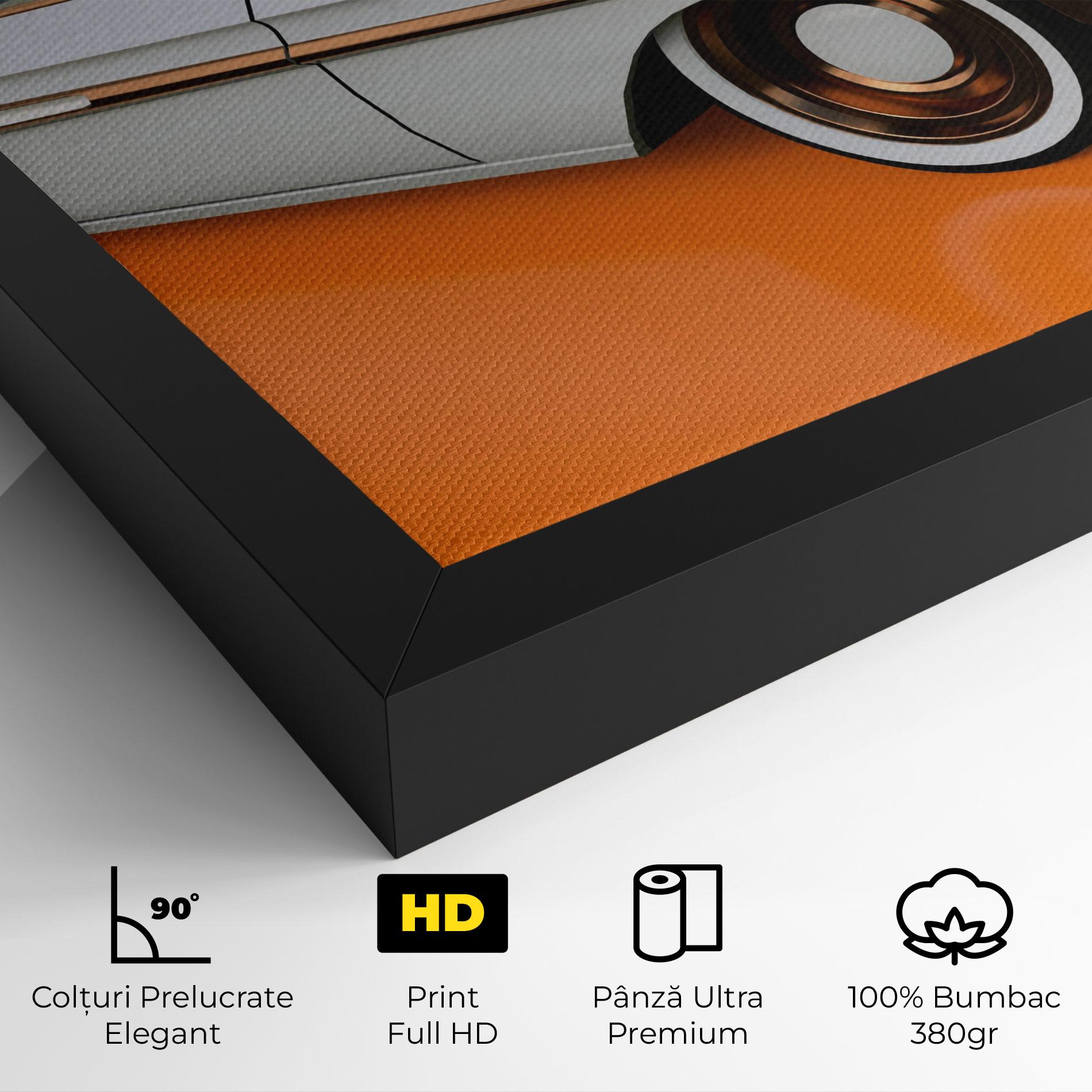 Tablou Canvas Old American Car mockup 4