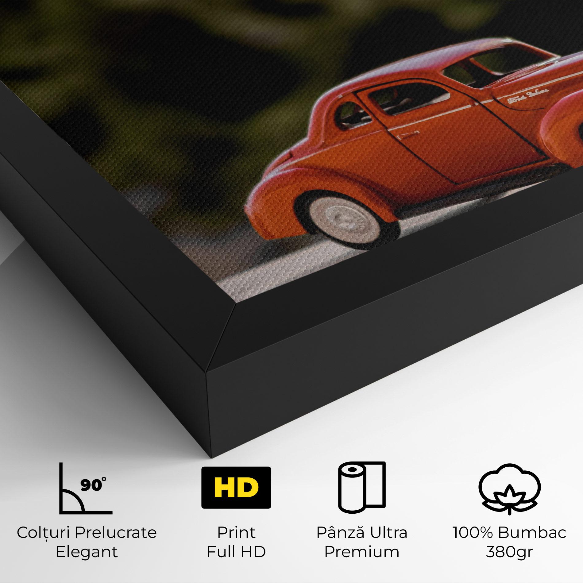 Tablou Canvas Vintage Orange Toy mockup 4