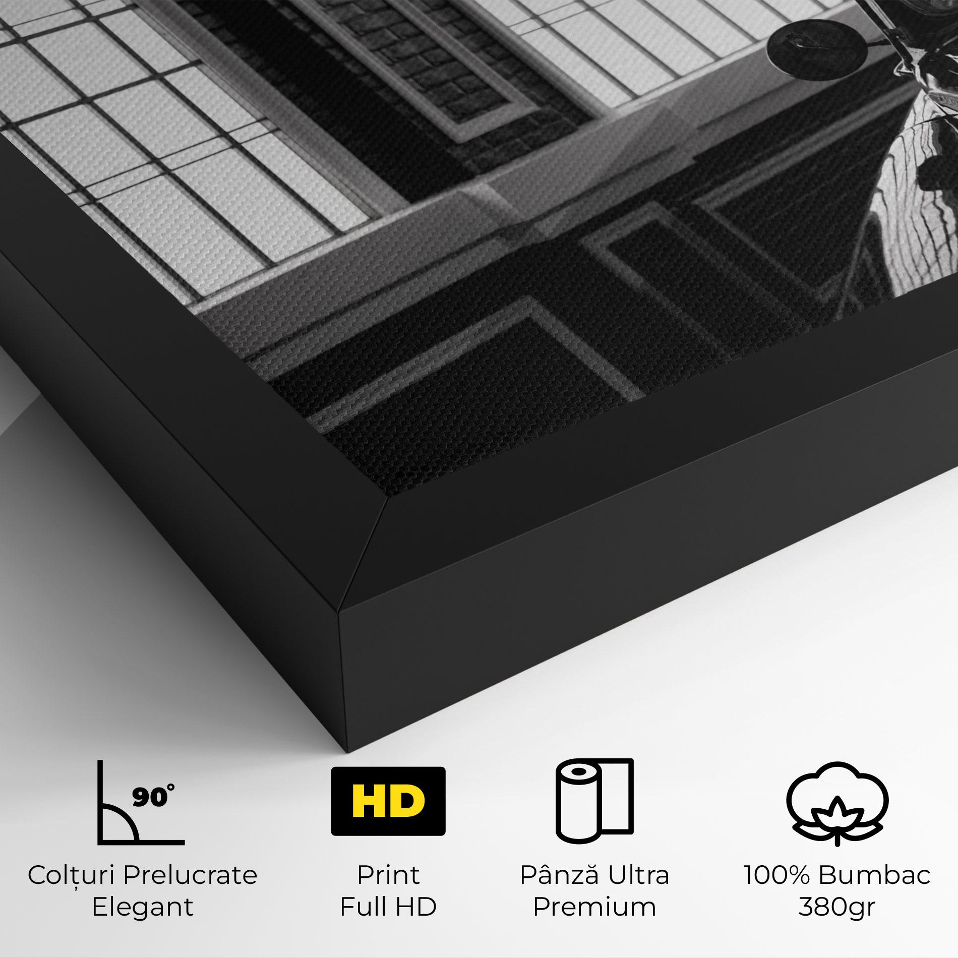 Tablou Canvas Window Old Car mockup 4