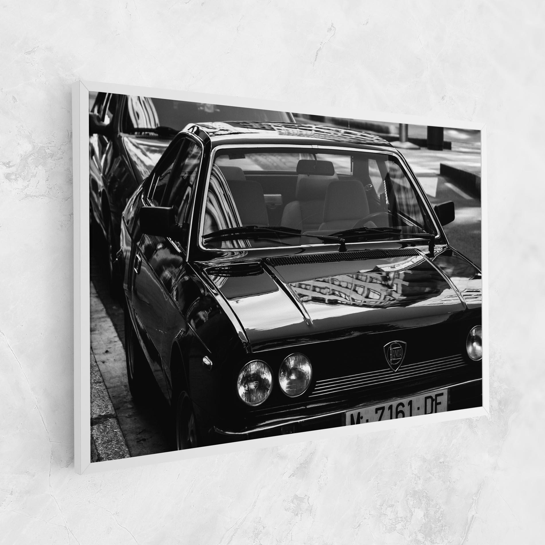 Tablou Canvas Black Shiny Car mockup 1