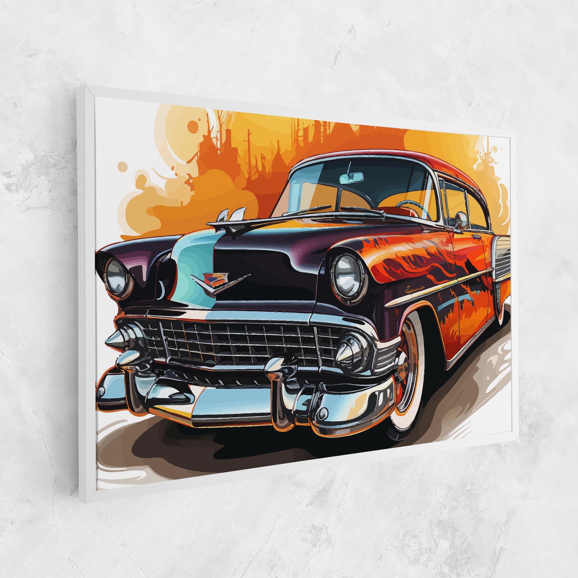 Tablou Canvas Cool Vintage Car mockup 1