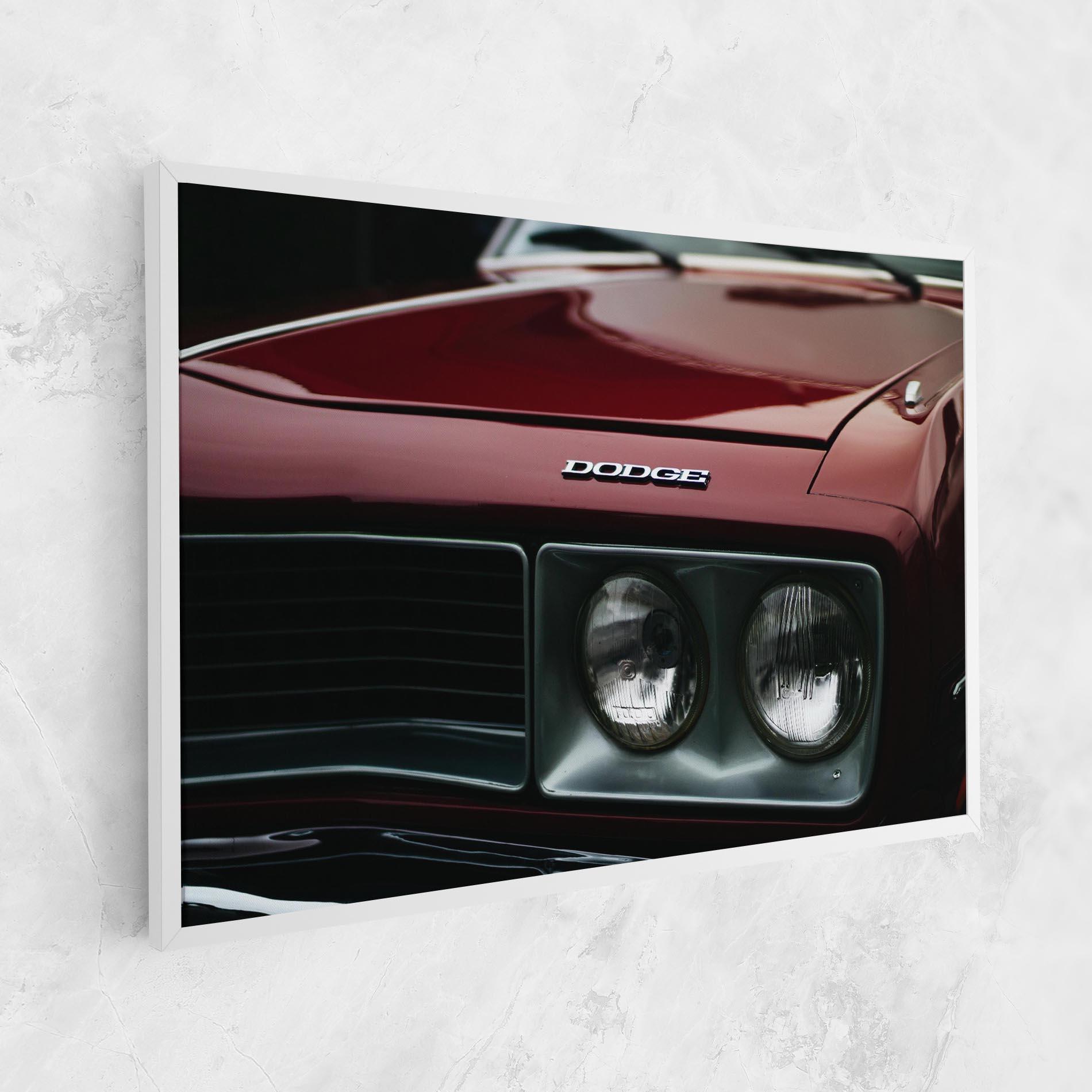 Tablou Canvas Dark Red Car mockup 1