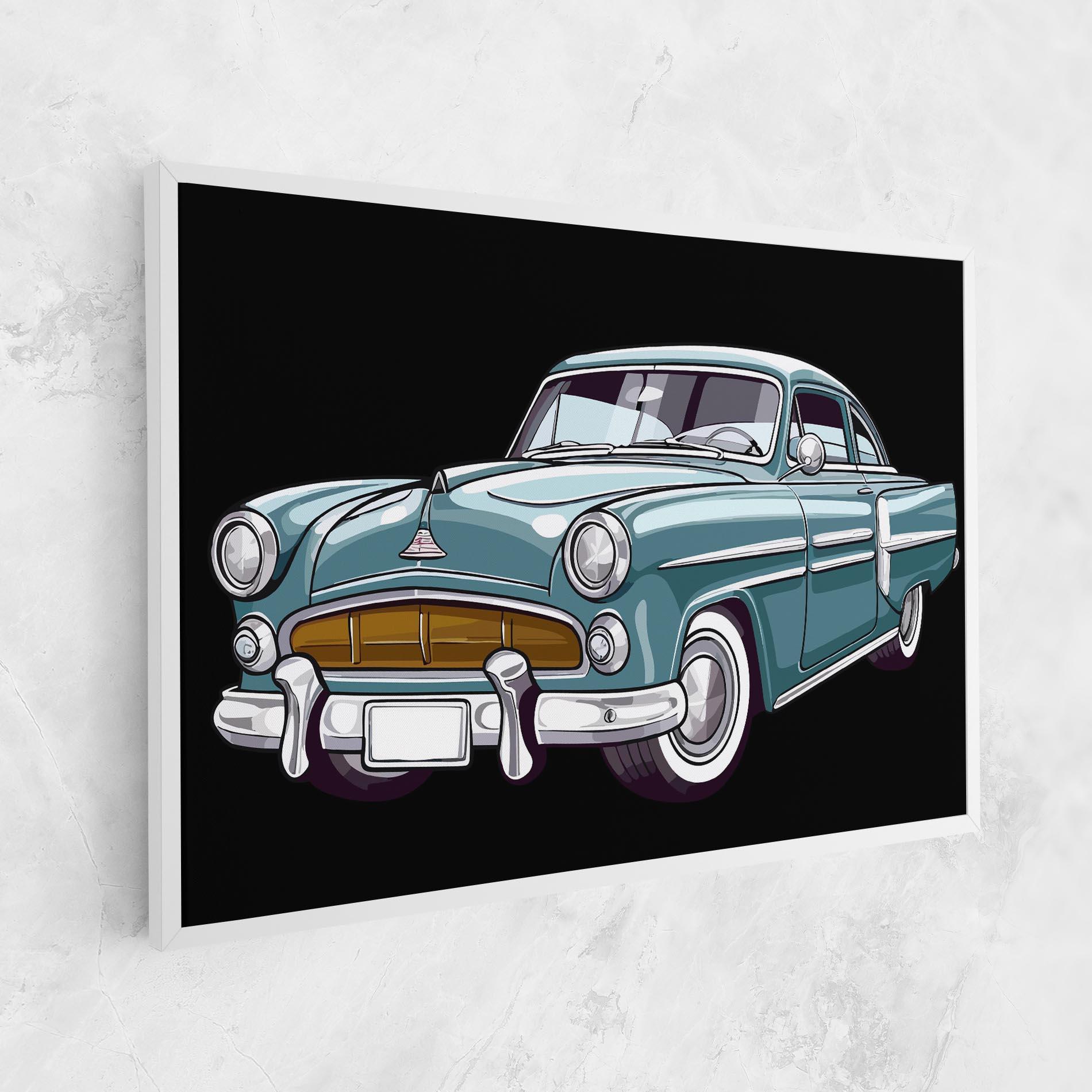 Tablou Canvas Ford Thunderbolt mockup 1