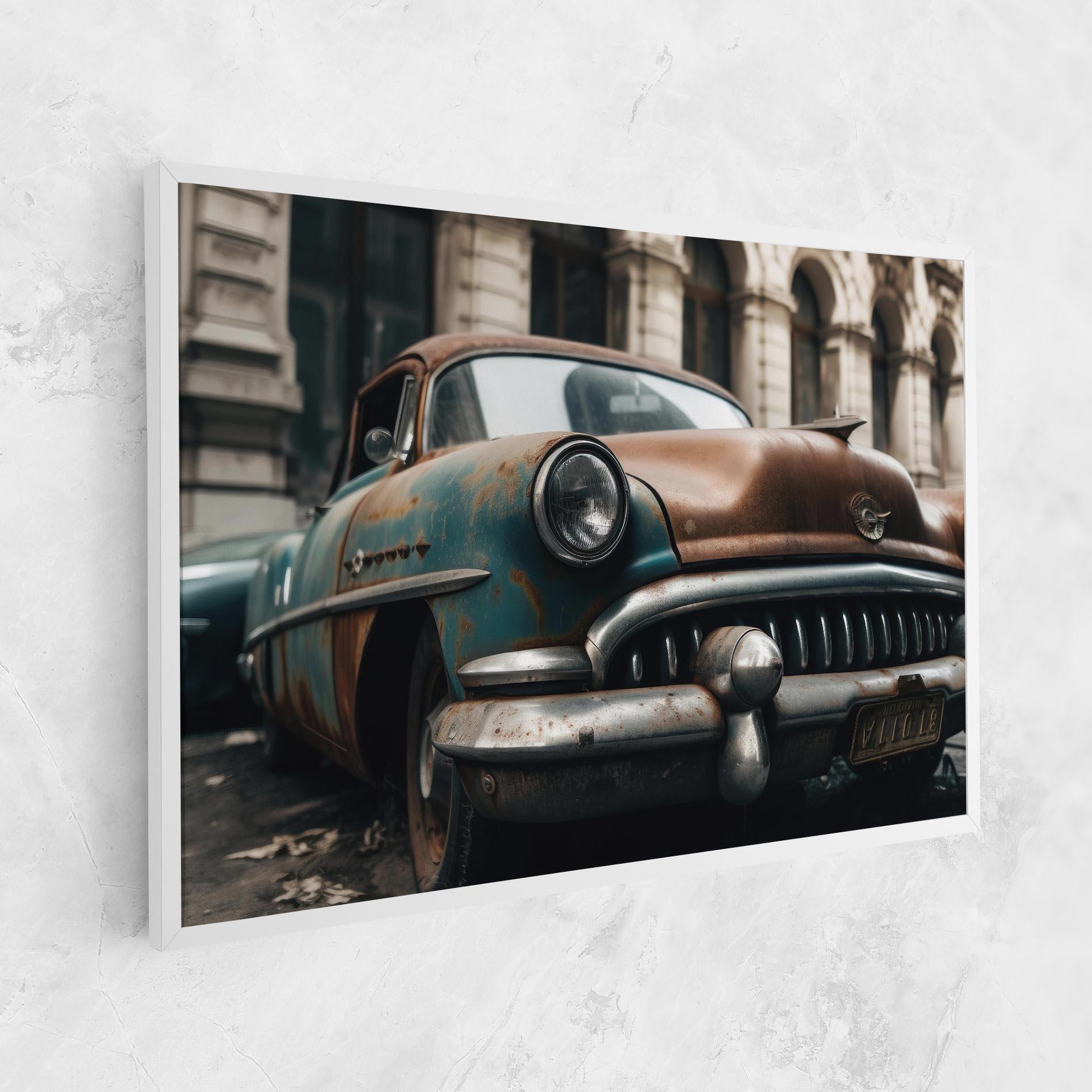 Tablou Canvas Old Brown Car mockup 1