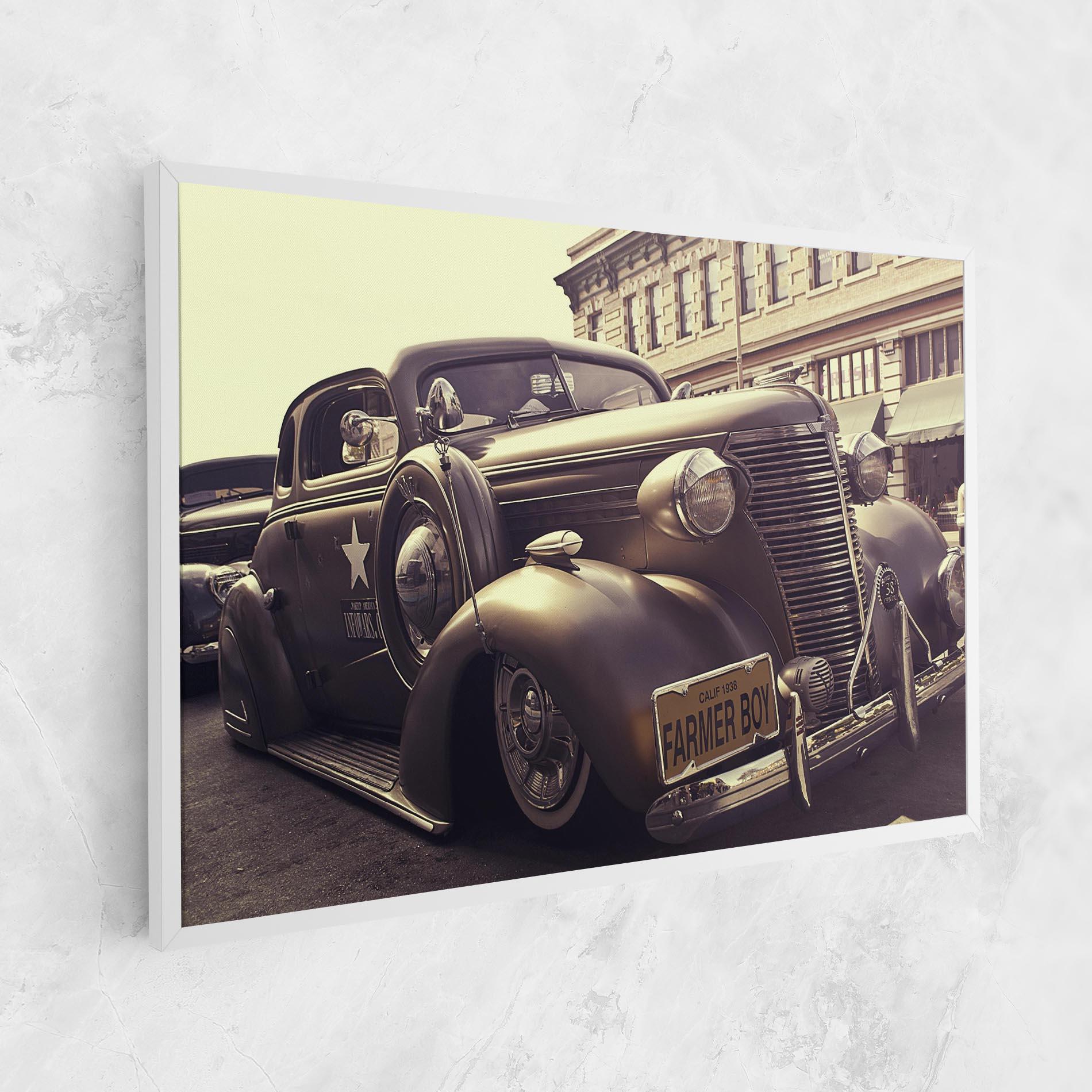 Tablou Canvas Old Classic Car mockup 1
