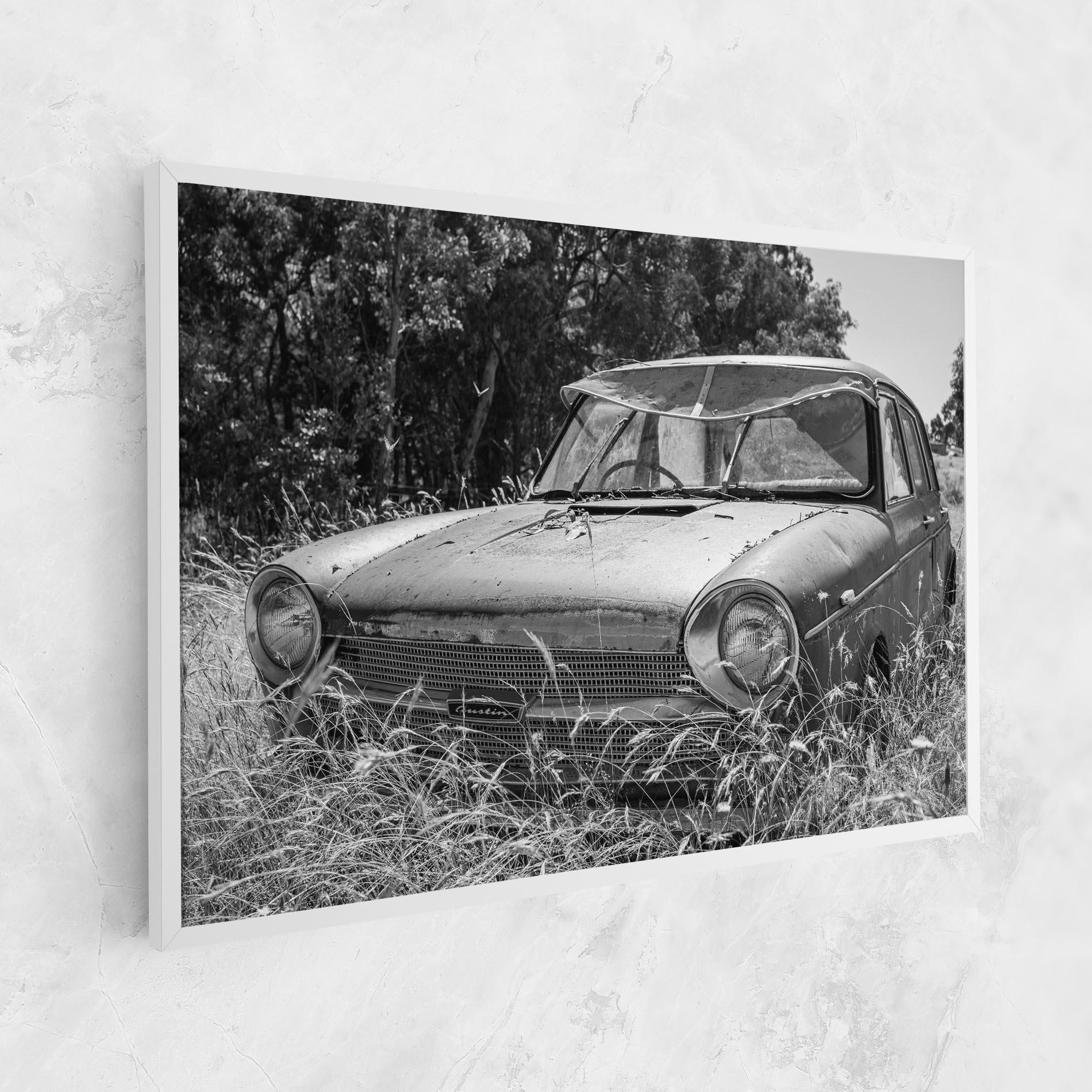 Tablou Canvas Old Field Car mockup 1