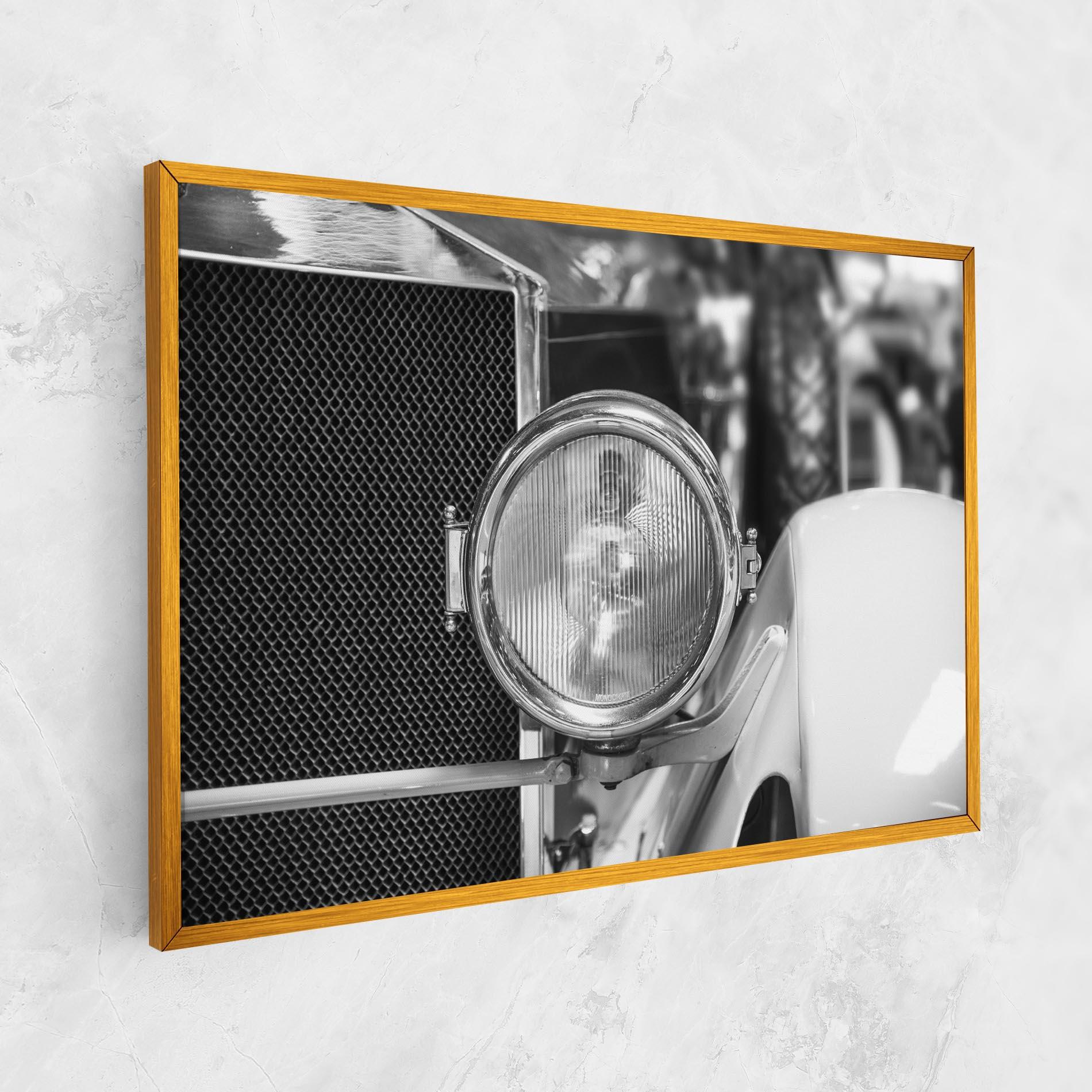 Tablou Canvas Closeup Grey Car mockup 1