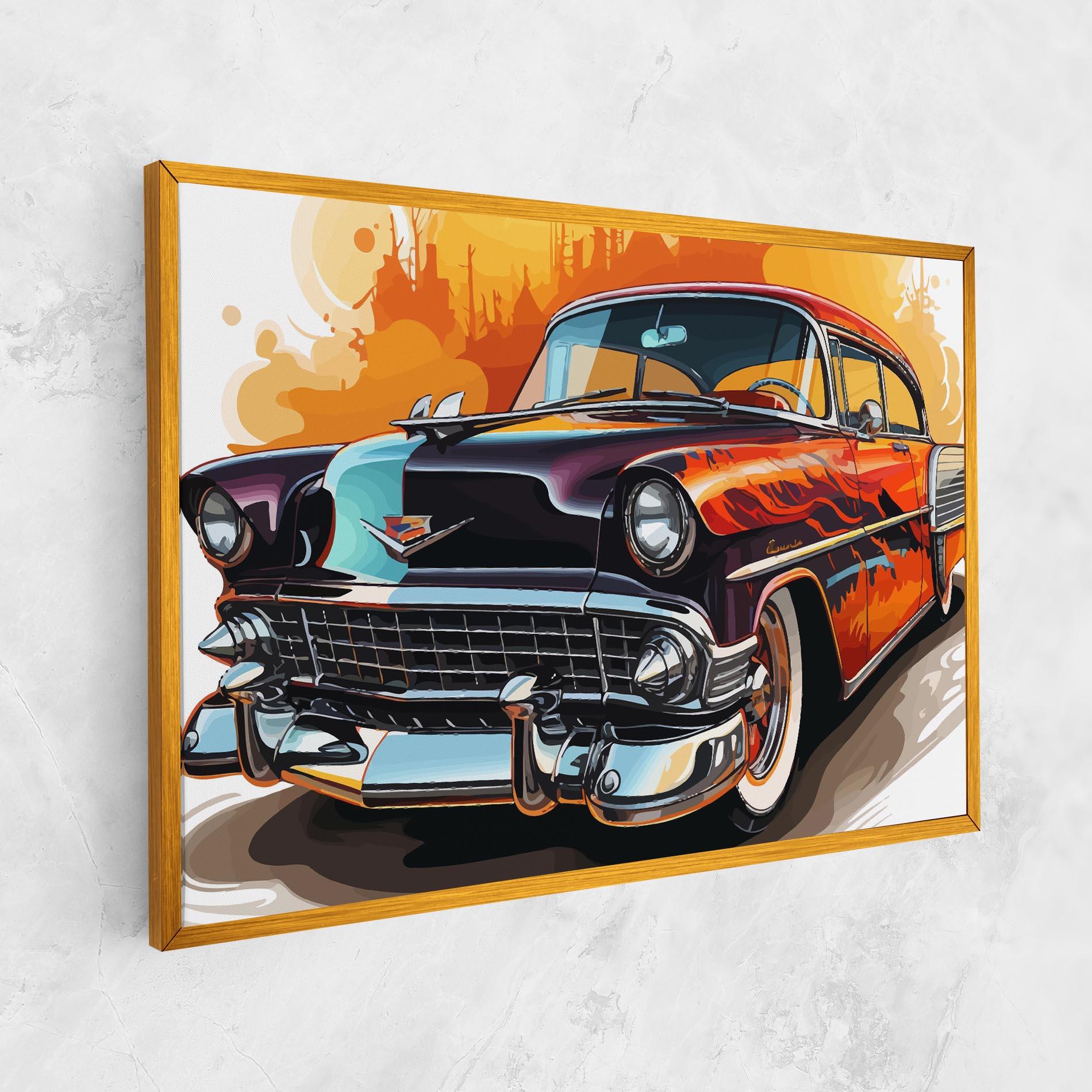 Tablou Canvas Cool Vintage Car mockup 1