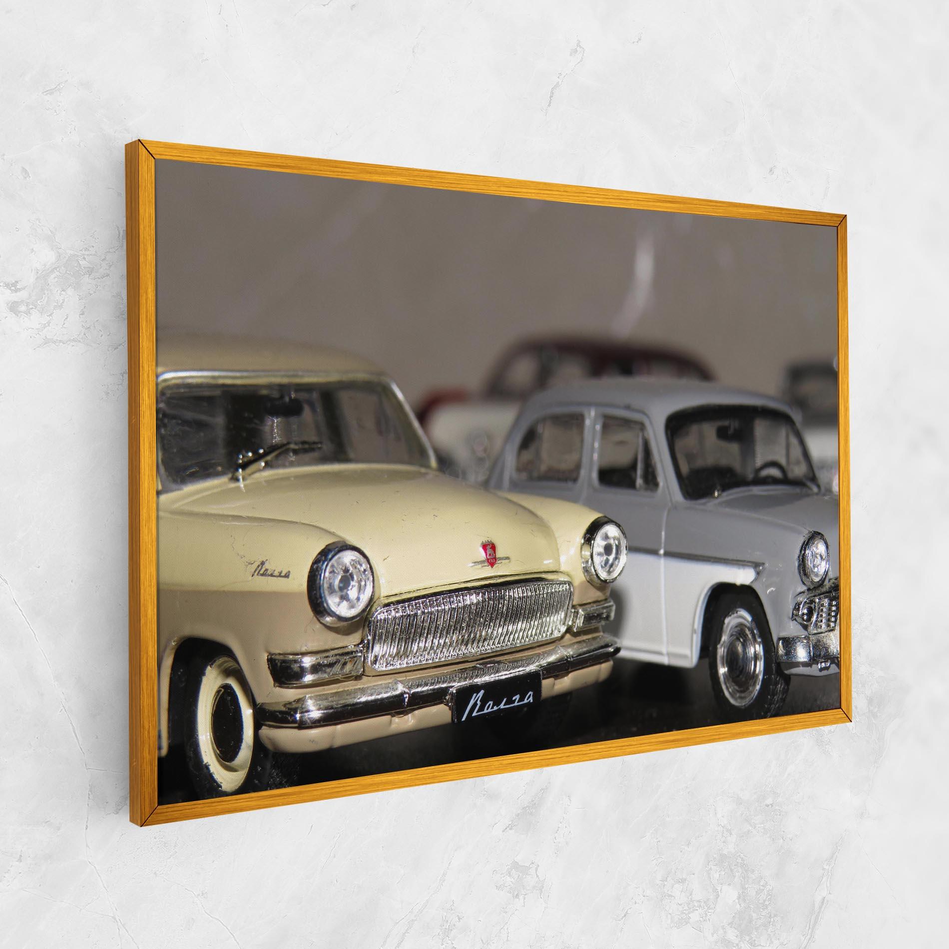 Tablou Canvas Cream Grey Car mockup 1