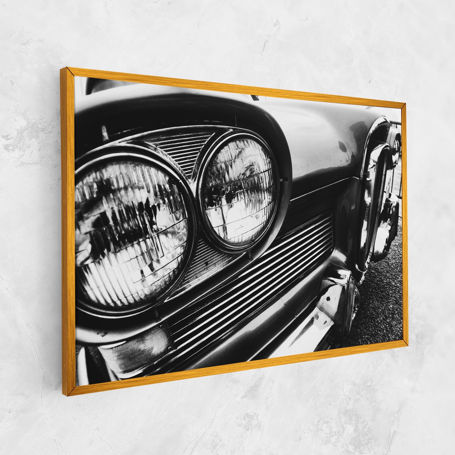 Tablou Canvas Old Closeup Car mockup 1