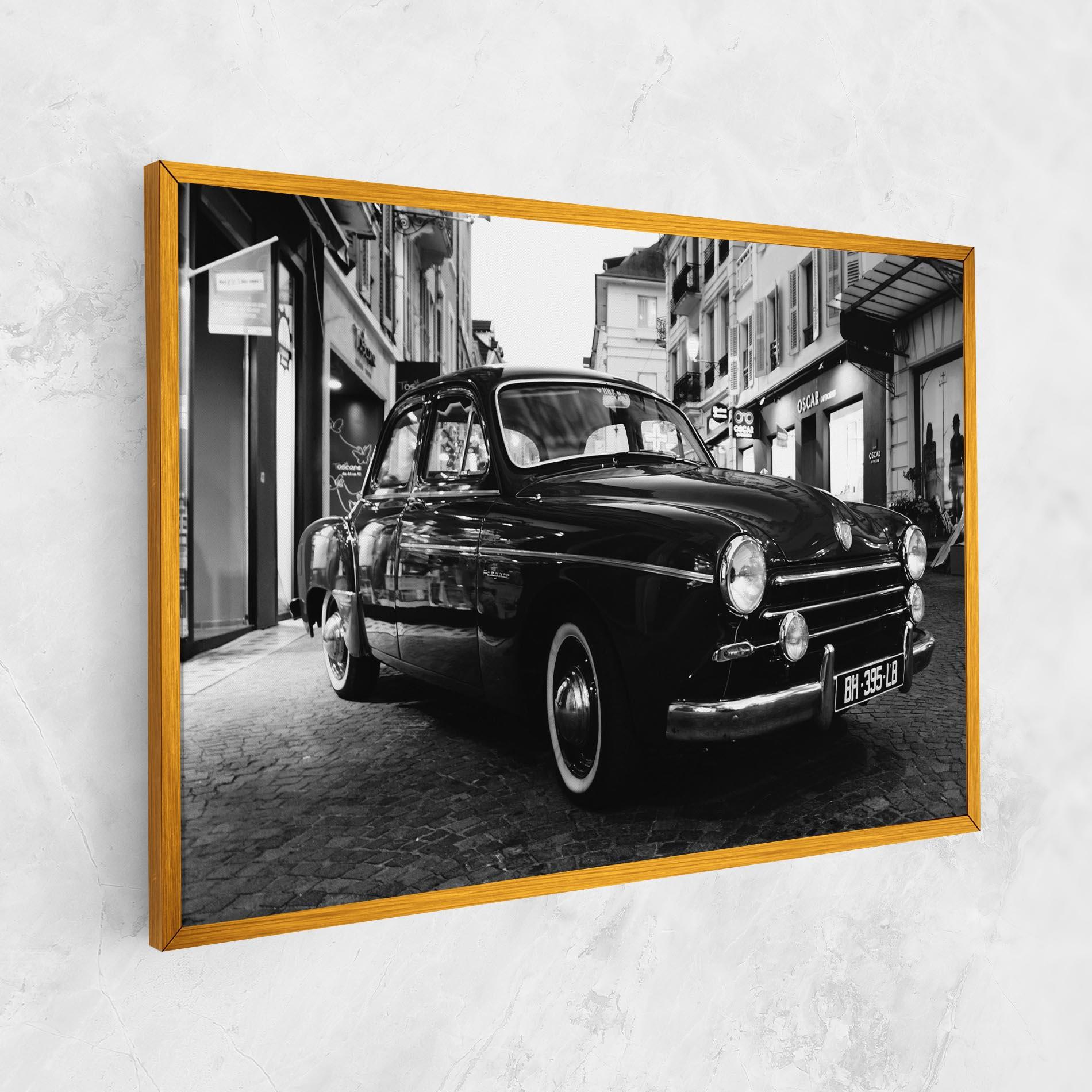 Tablou Canvas Pretty Black Car mockup 1