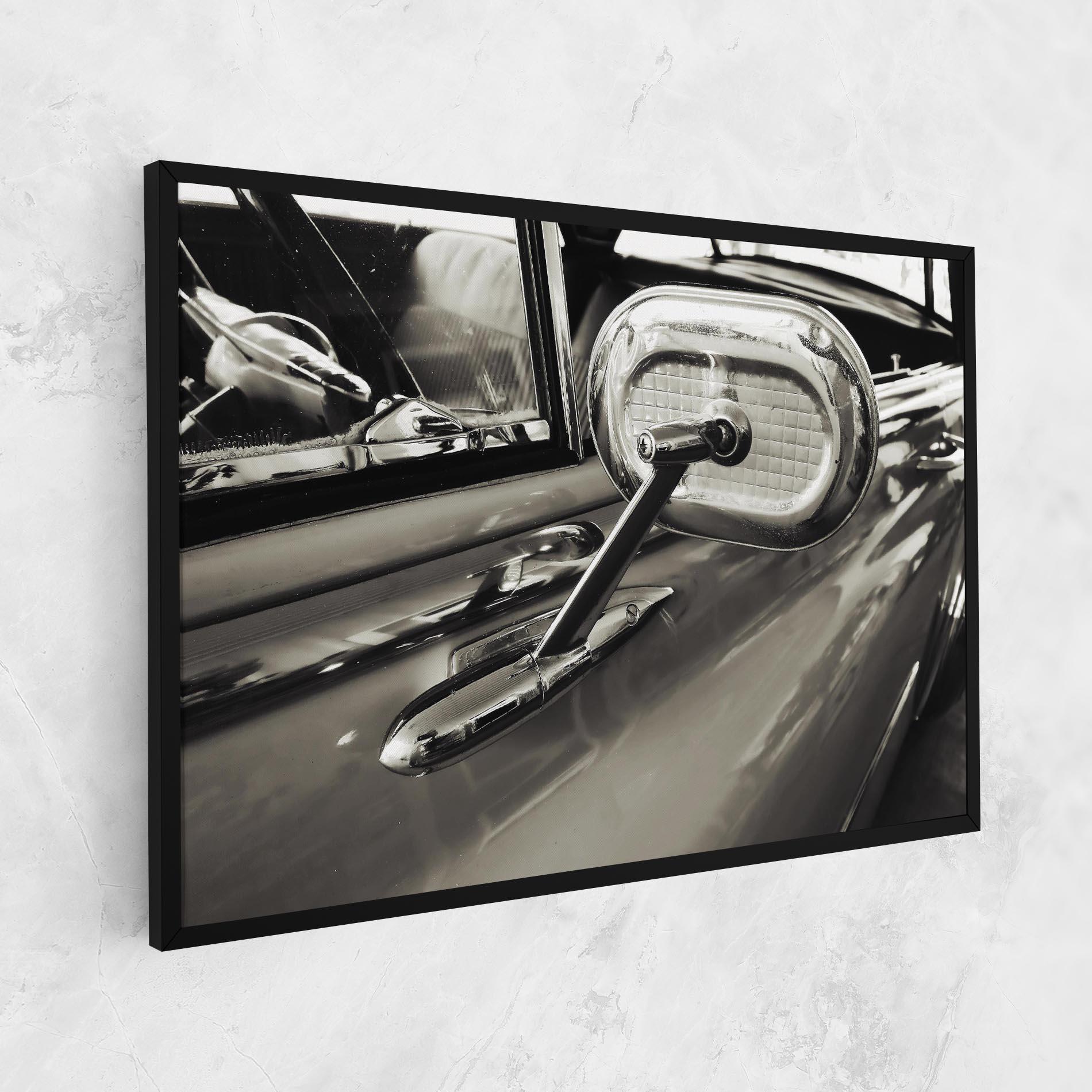 Tablou Canvas Close Up Grey Car mockup 1