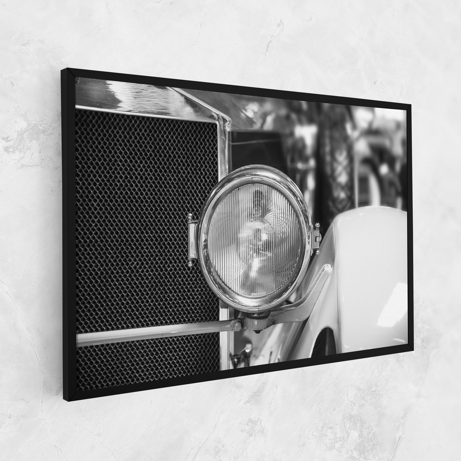 Tablou Canvas Closeup Grey Car mockup 1