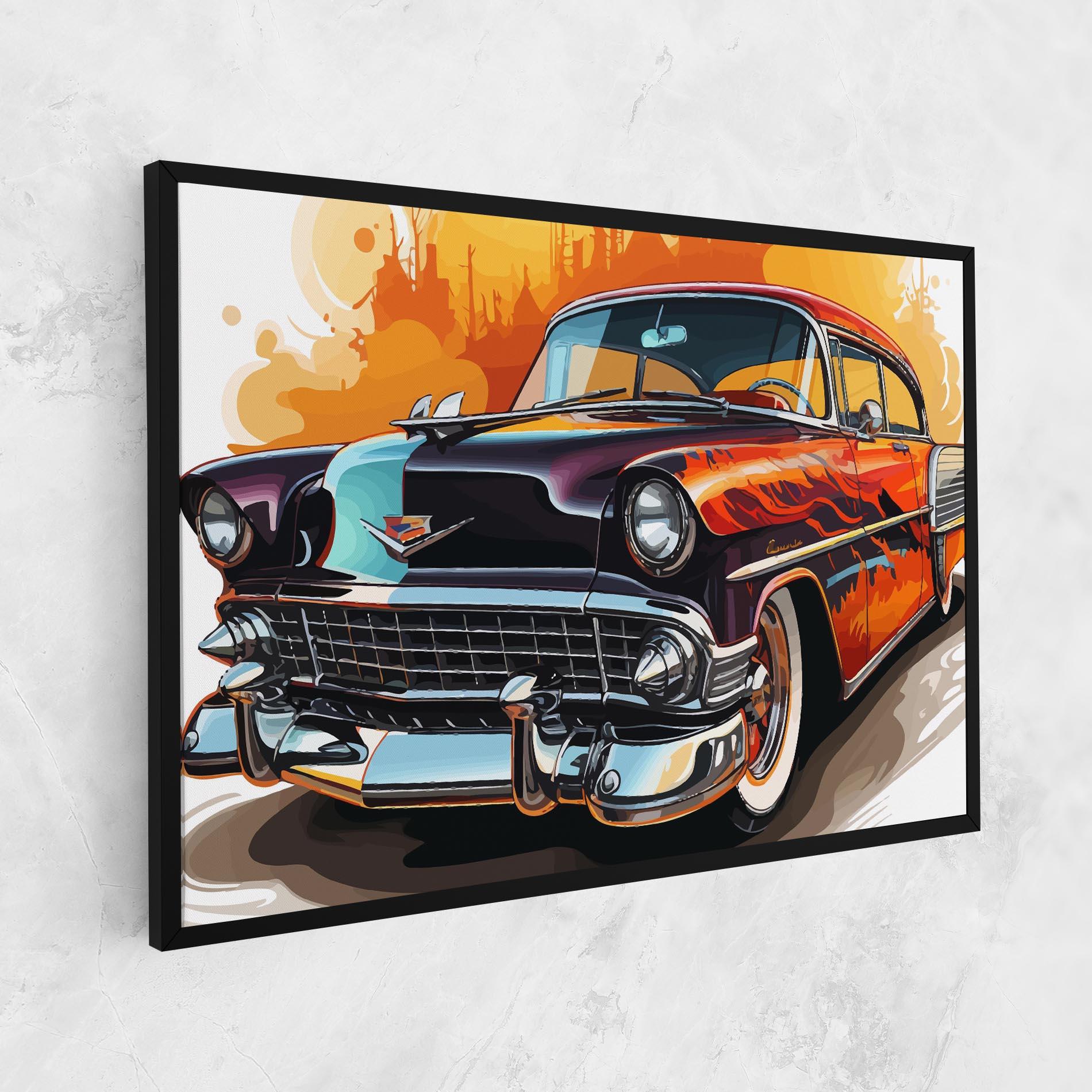 Tablou Canvas Cool Vintage Car mockup 1