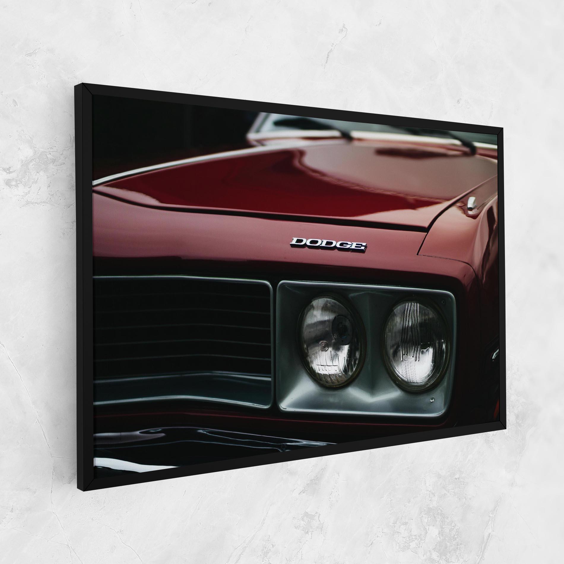 Tablou Canvas Dark Red Car mockup 1