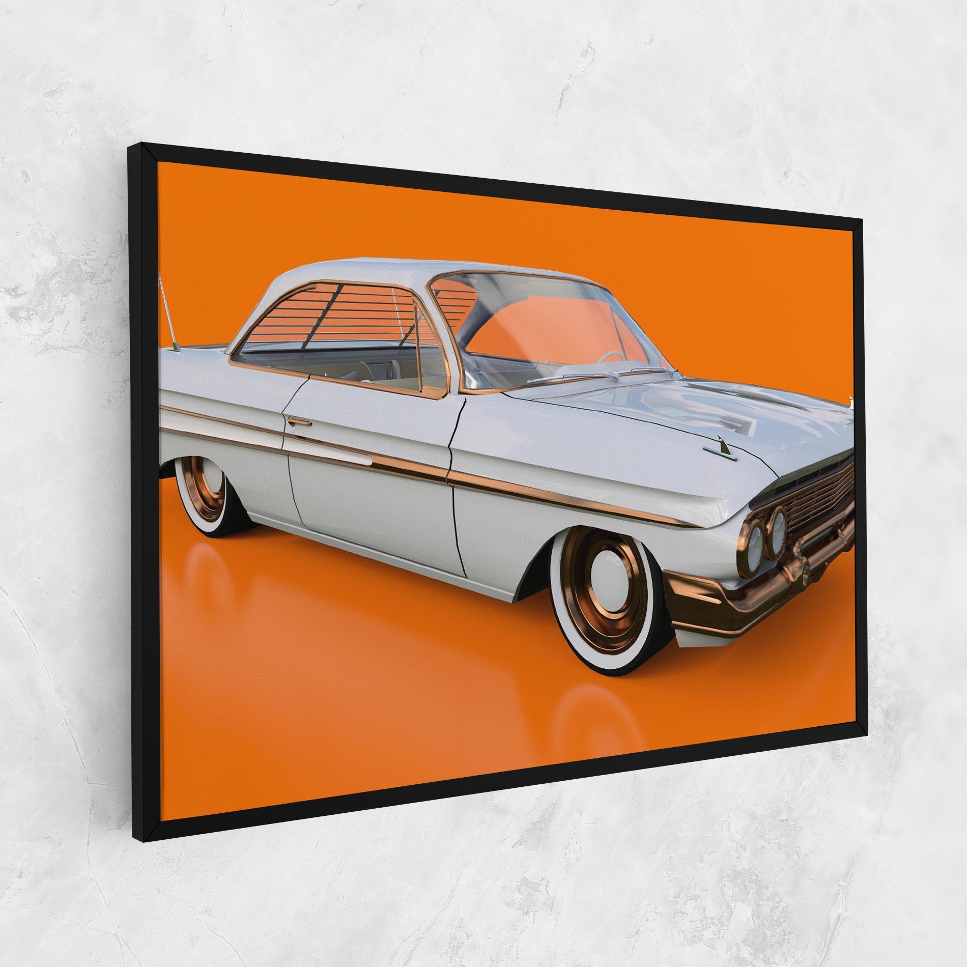 Tablou Canvas Old American Car mockup 1