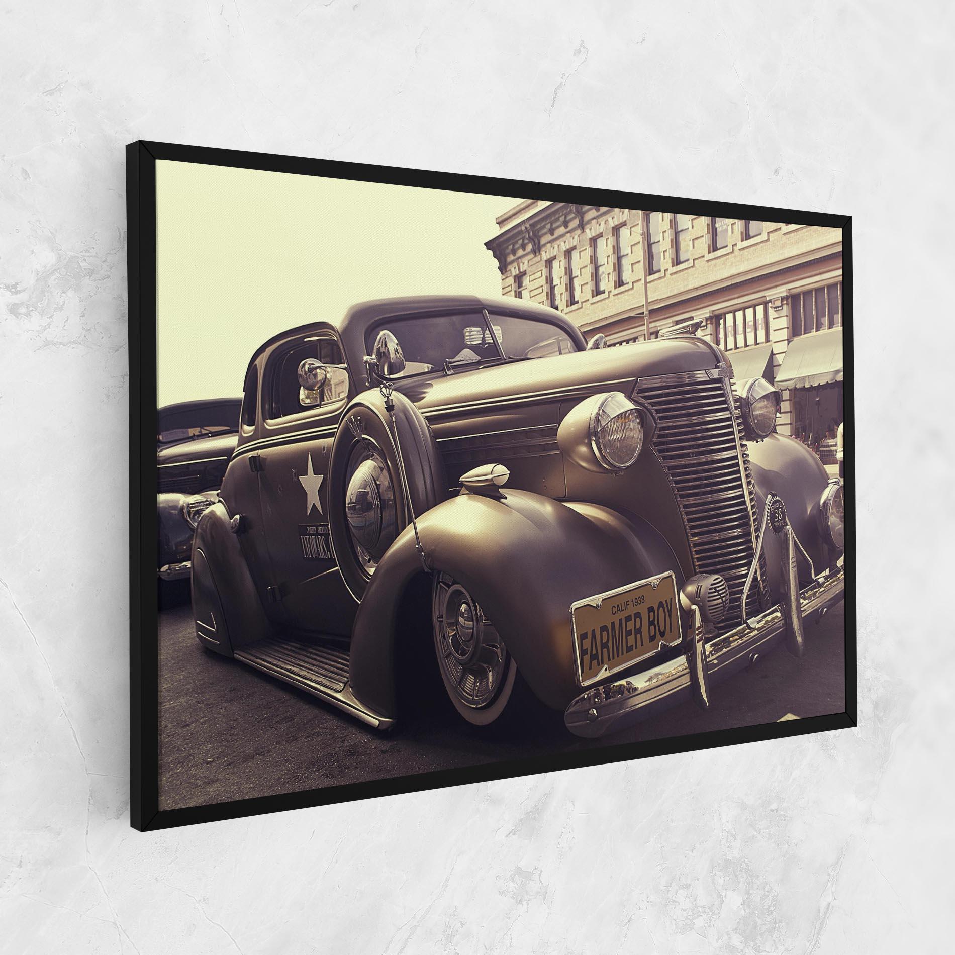 Tablou Canvas Old Classic Car mockup 1