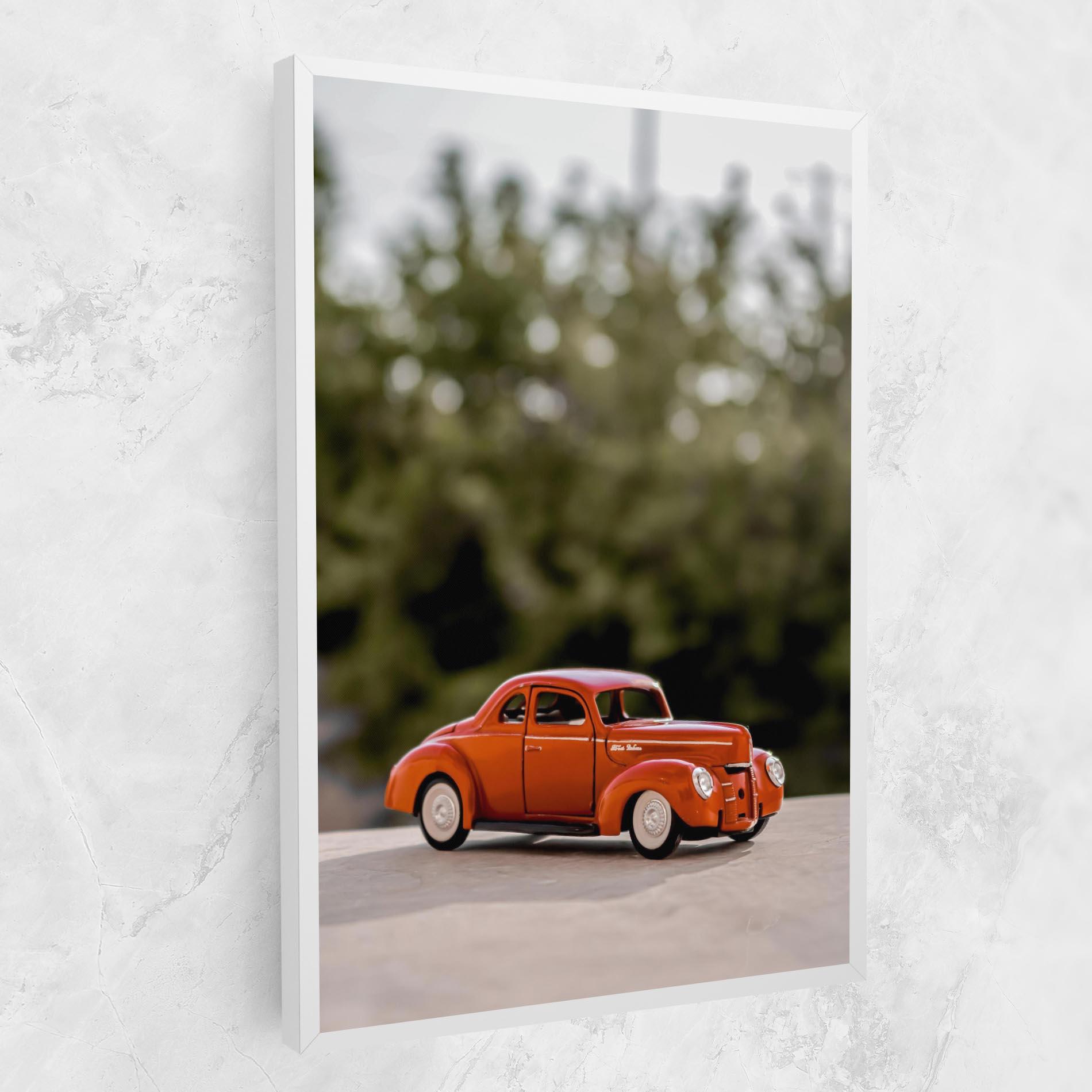 Tablou Canvas Vintage Orange Toy mockup 1