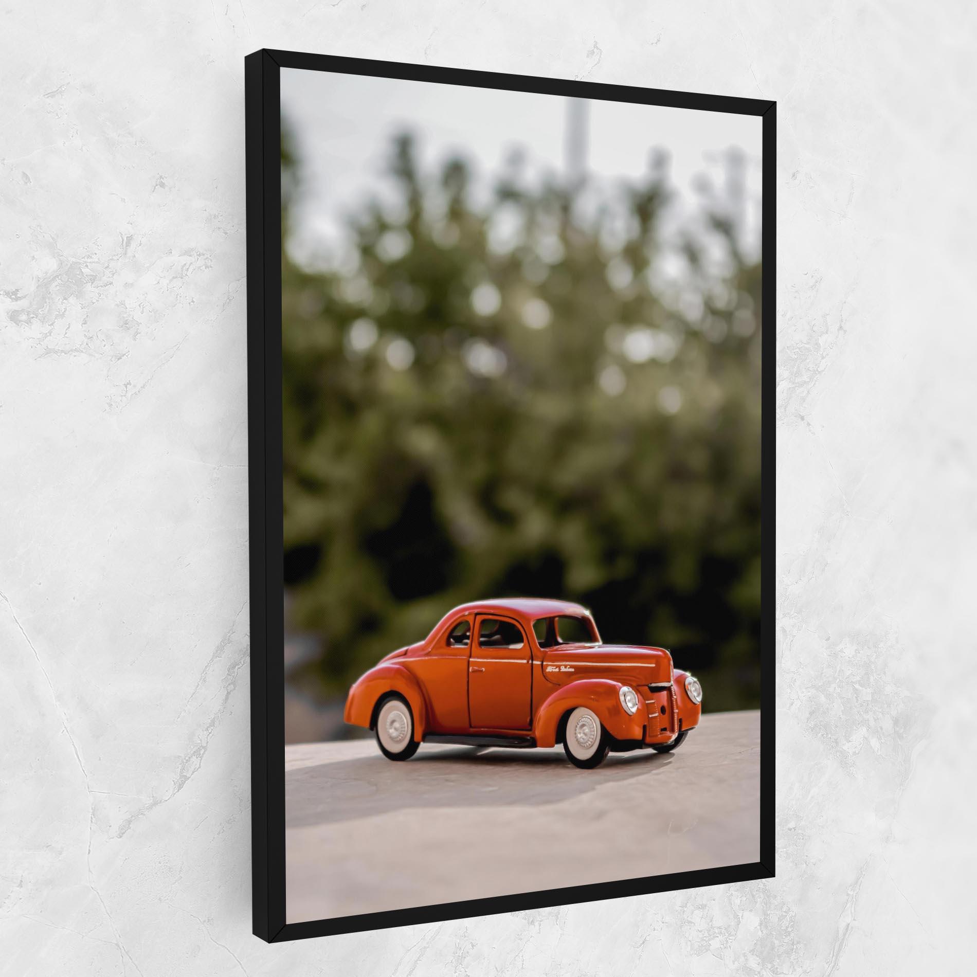 Tablou Canvas Vintage Orange Toy mockup 1