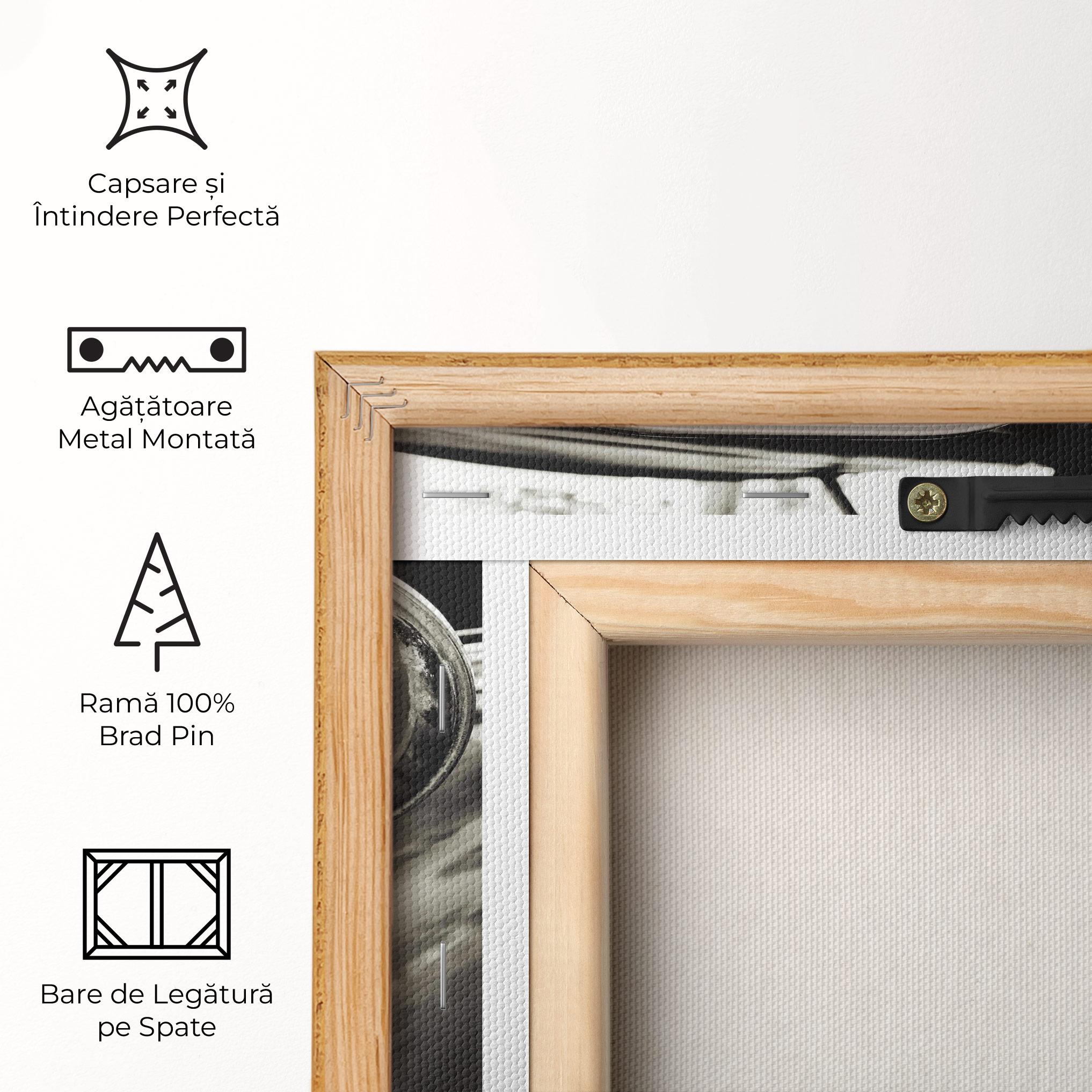 Tablou Canvas Close Up Grey Car mockup 5