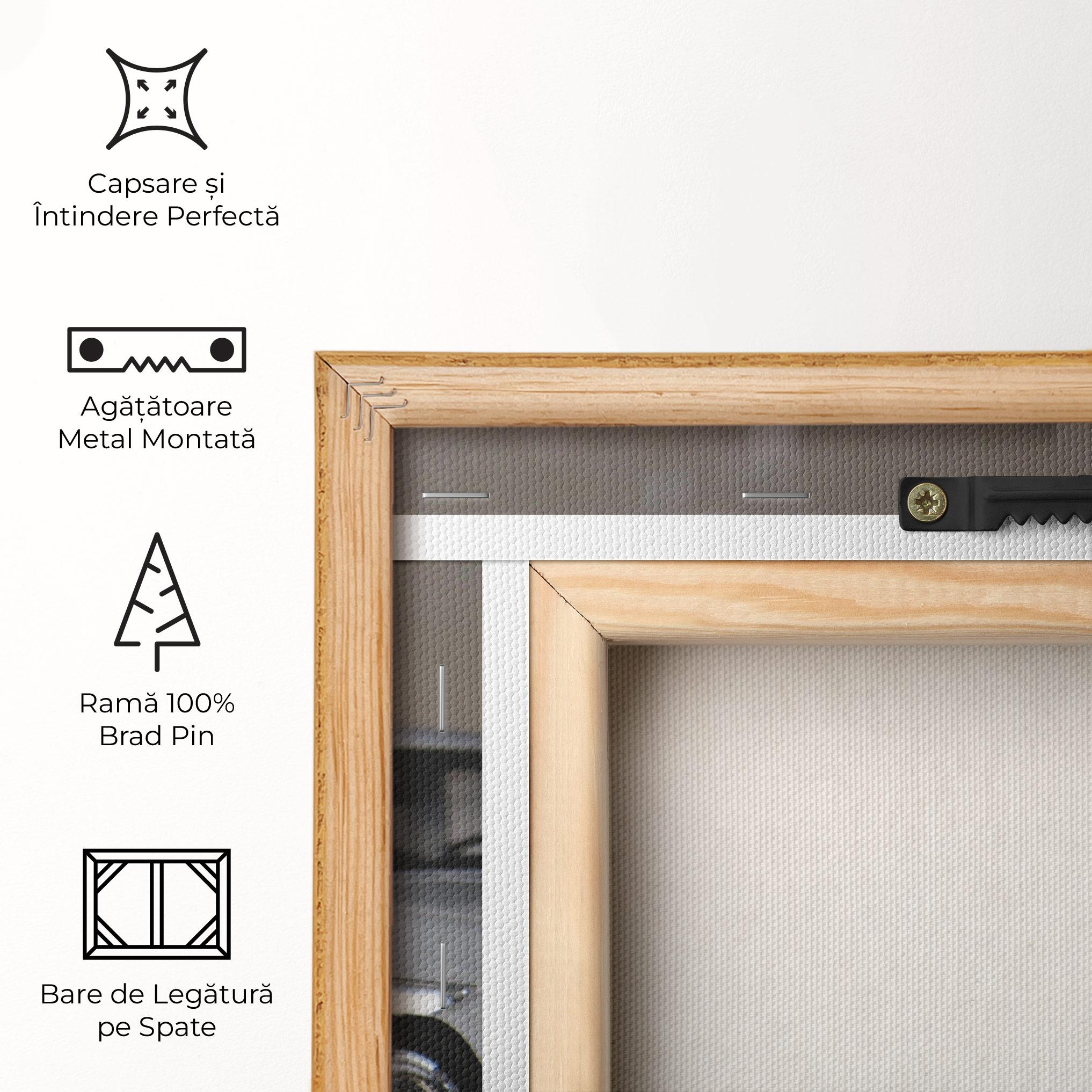 Tablou Canvas Cream Grey Car mockup 5