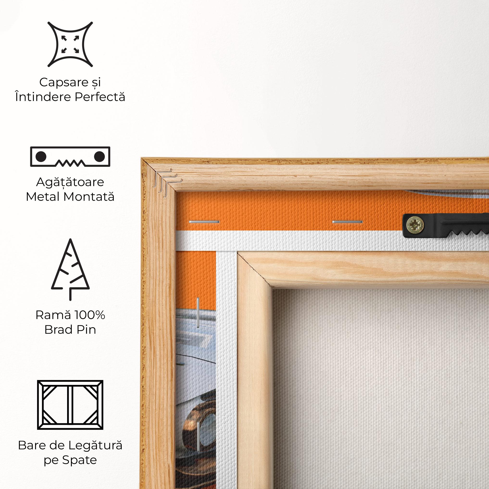 Tablou Canvas Old American Car mockup 5