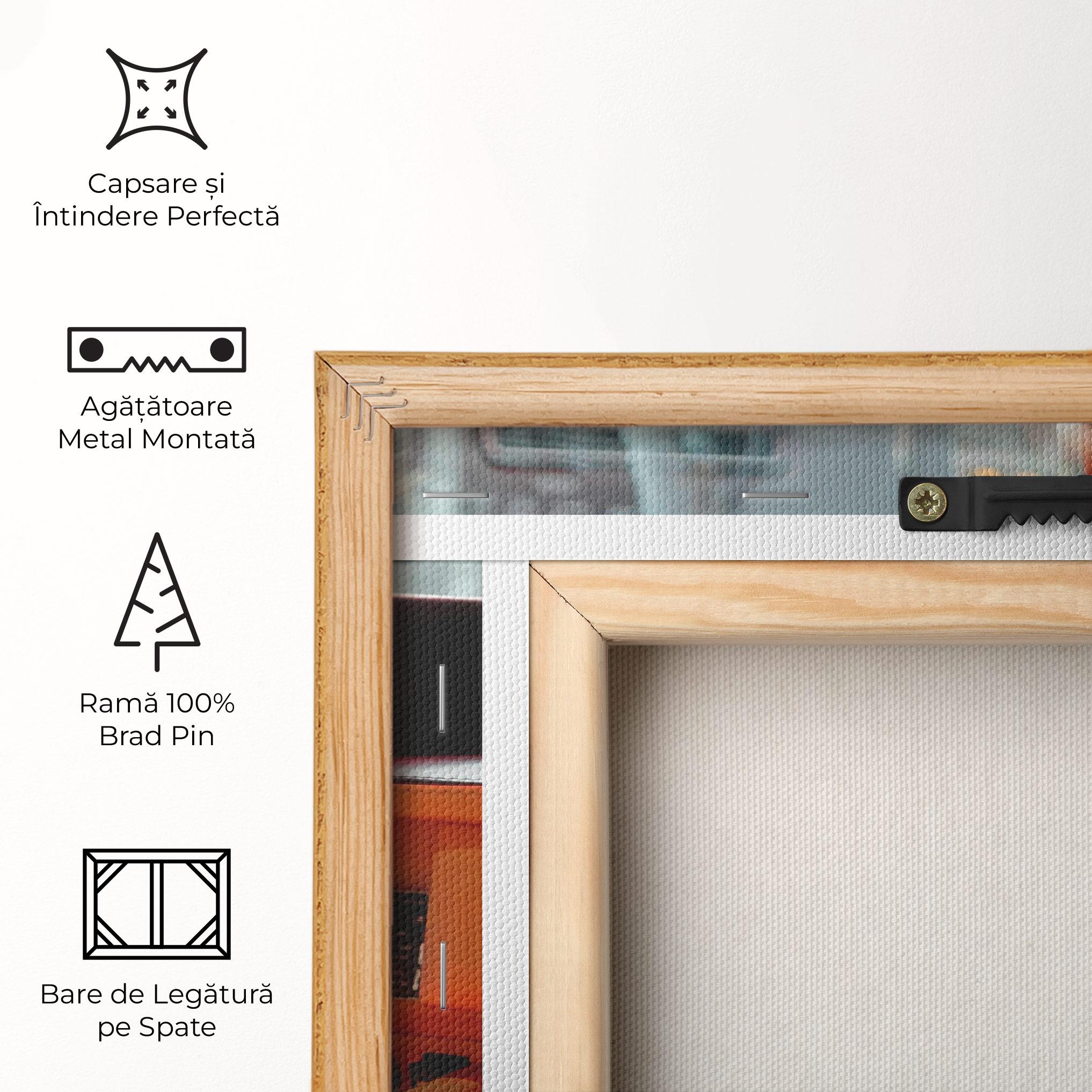 Tablou Canvas Orange Black Car mockup 5